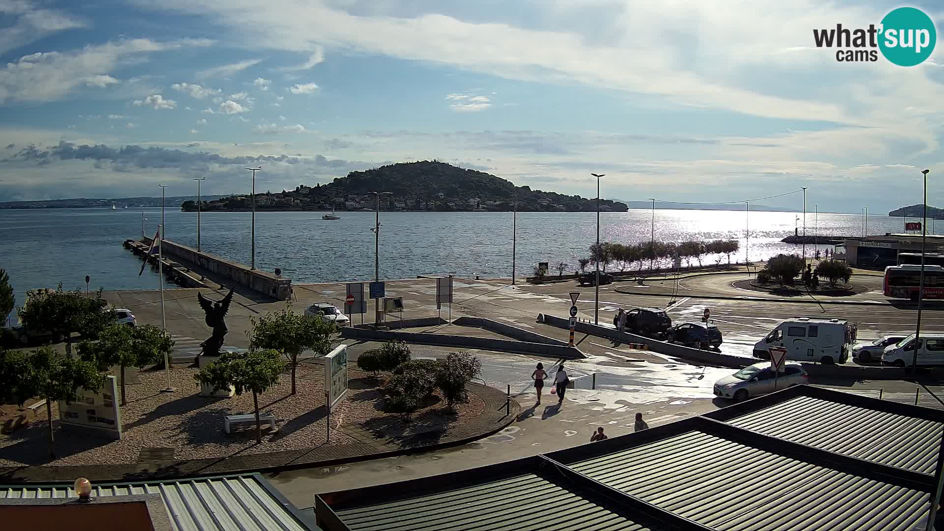 Webcam Ugliano – terminal traghetto da Preko a Zara