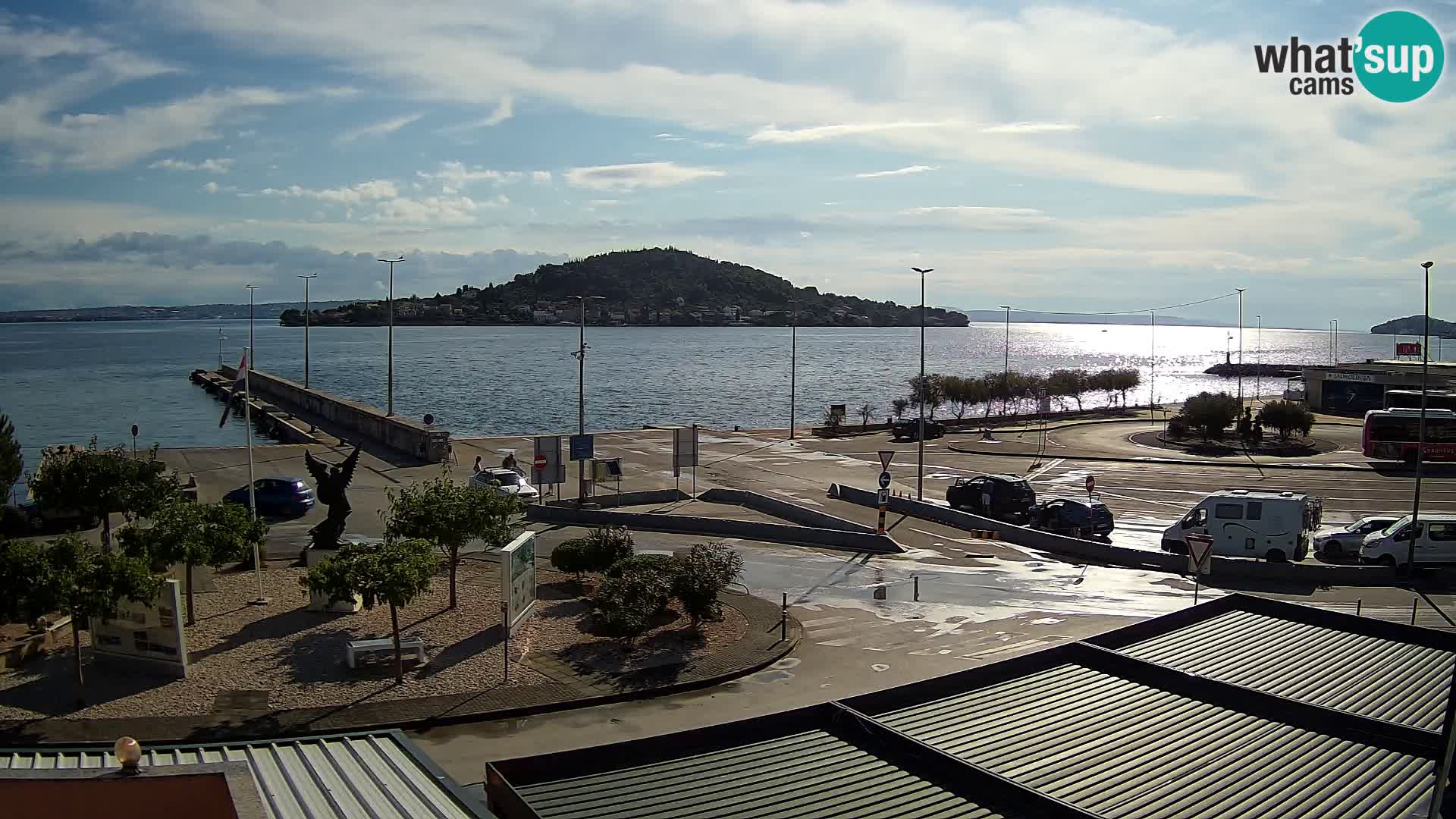 Webcam Ugliano – terminal traghetto da Preko a Zara
