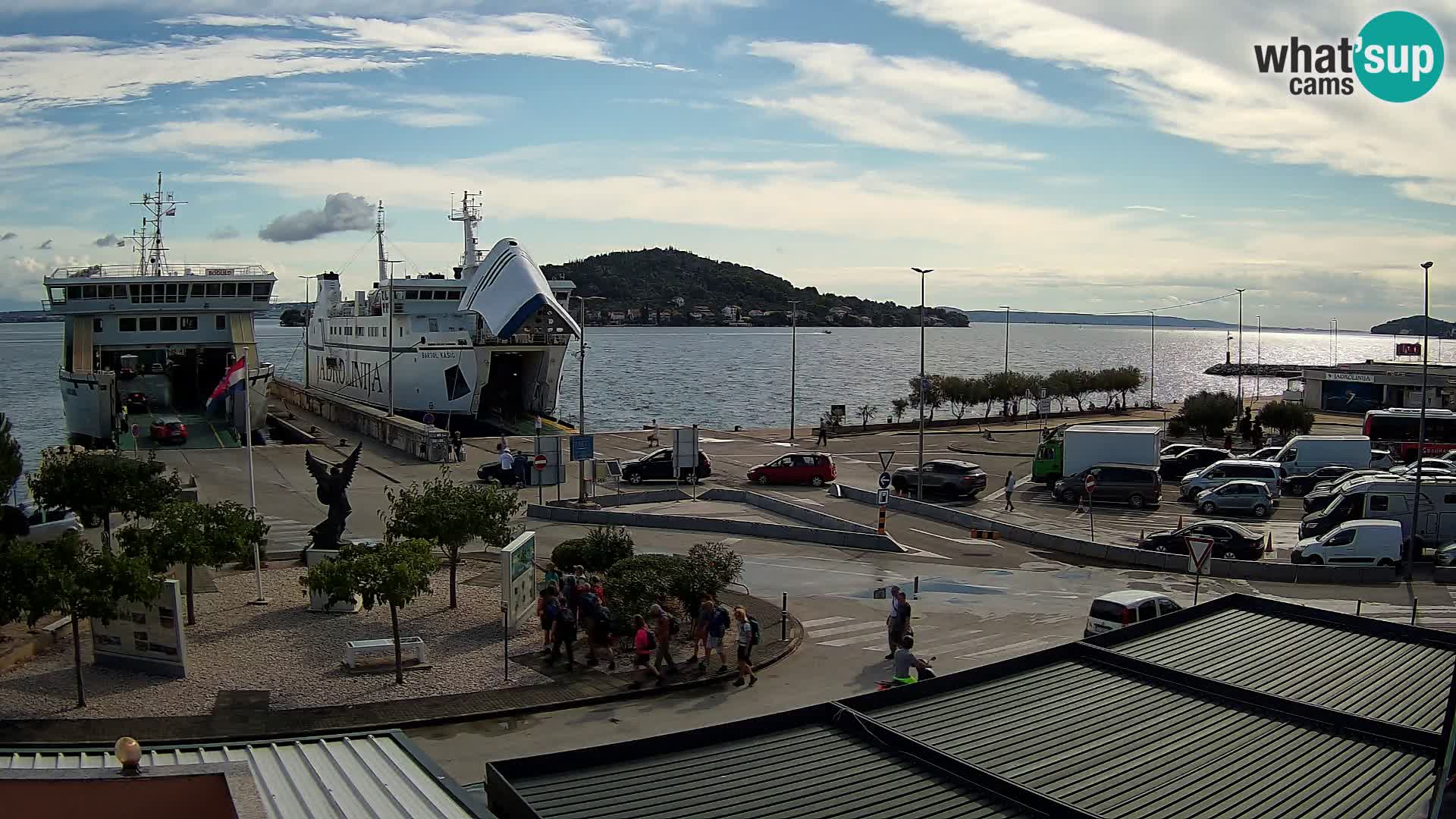 Web cam UGLJAN – Ferry de Preko à Zadar