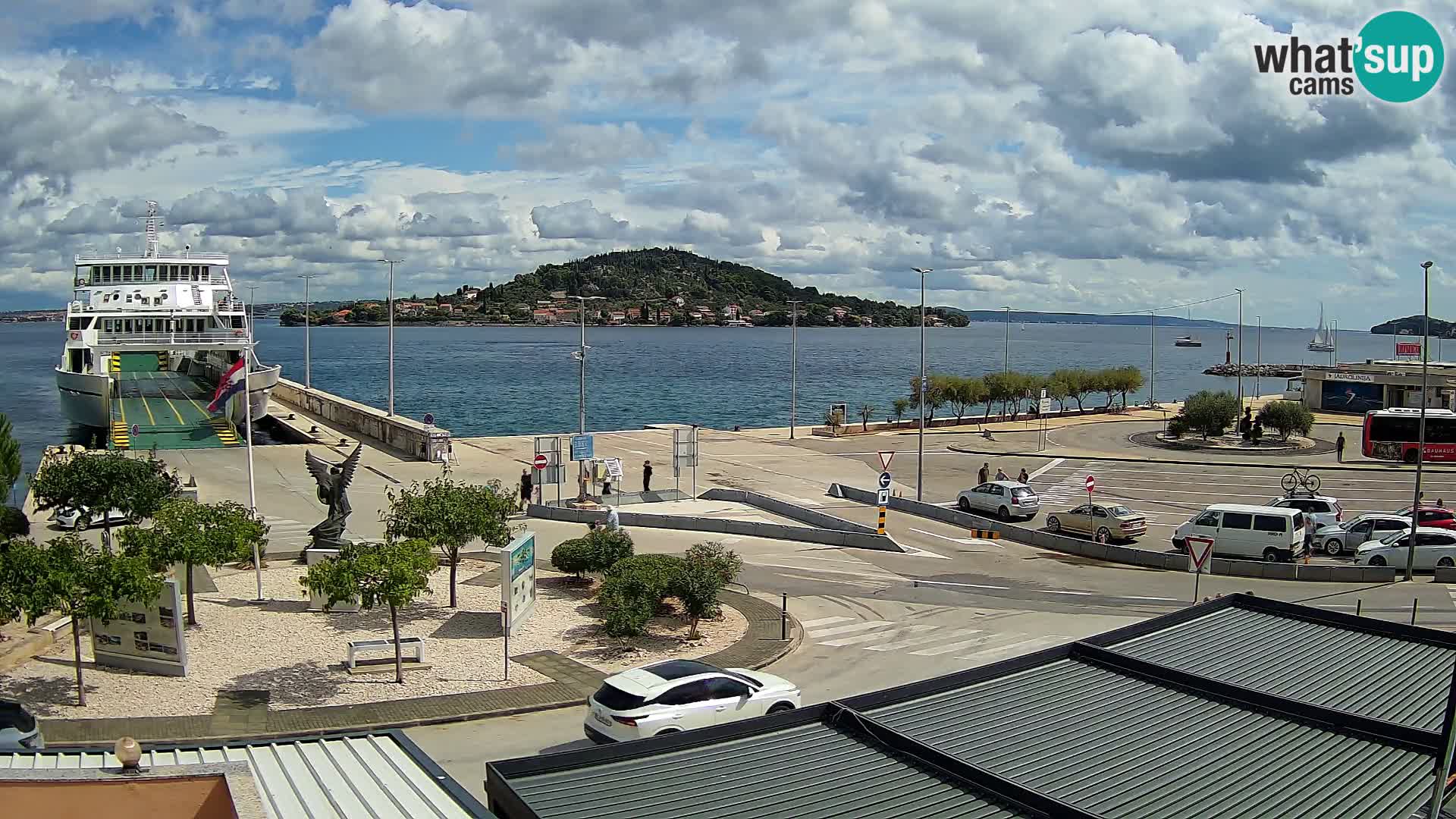 Webcam Ugliano – terminal traghetto da Preko a Zara