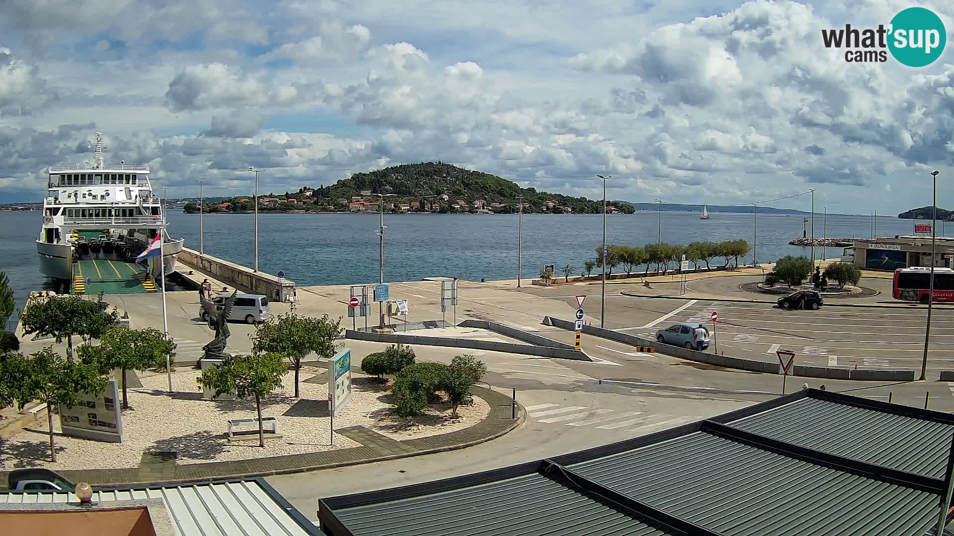 Webcam Ugljan – Preko Ferry to Zadar