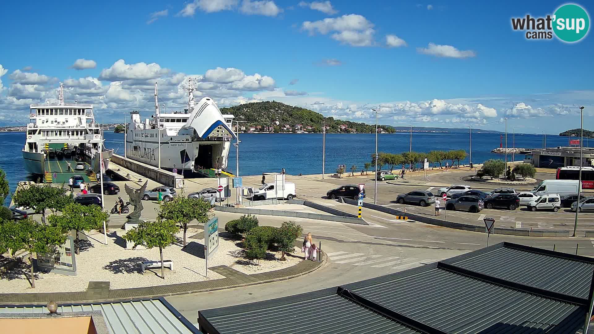 Webcam Ugljan – Preko Ferry to Zadar