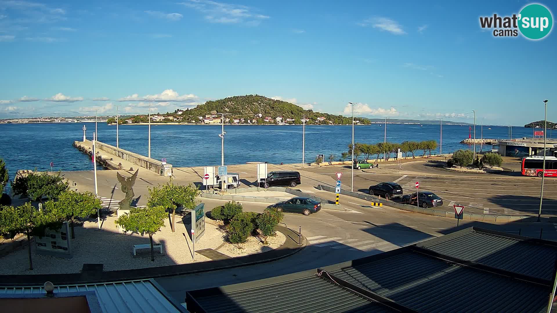 Webcam Ugljan – Preko Ferry to Zadar