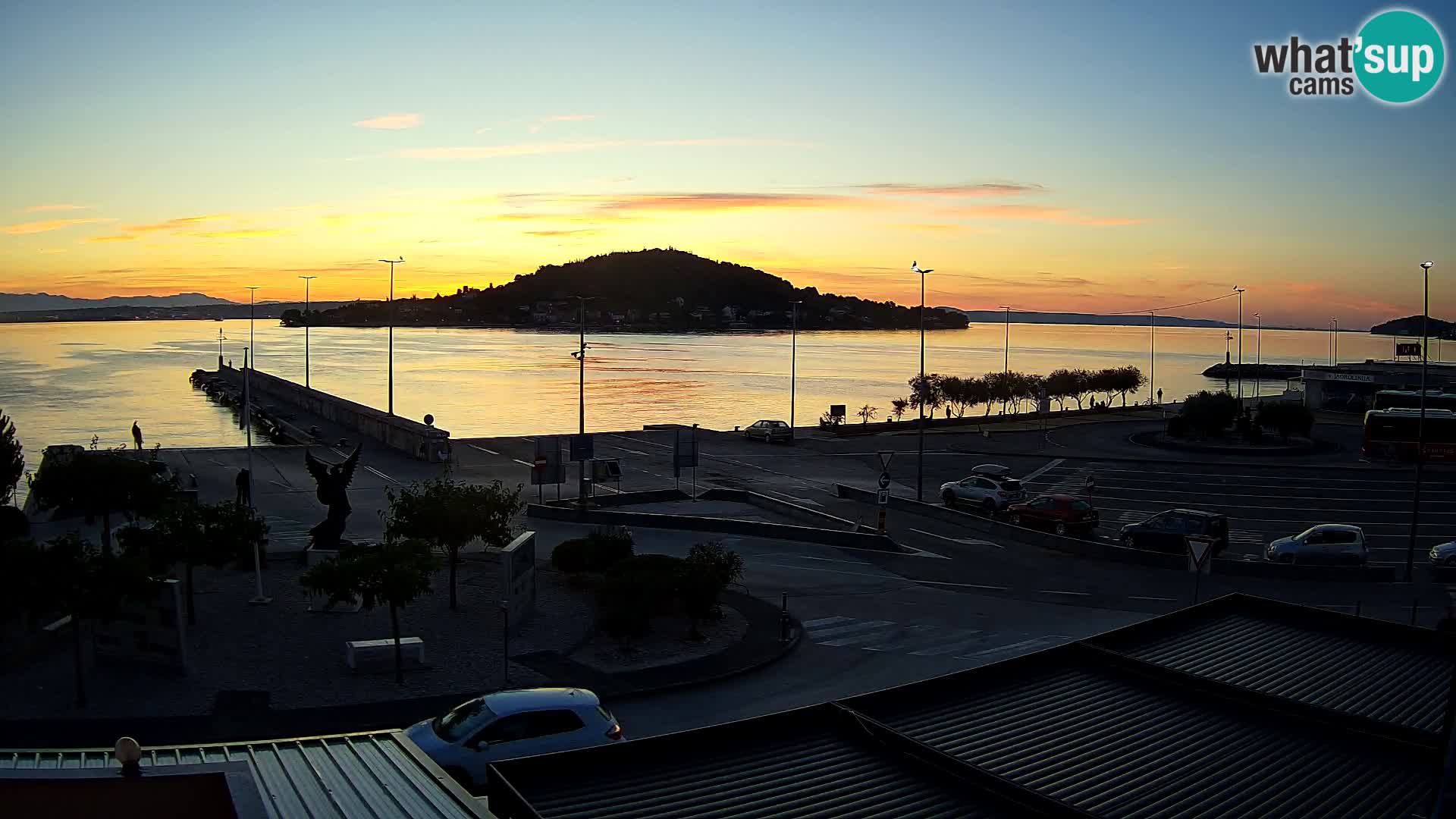 Webcam Ugliano – terminal traghetto da Preko a Zara