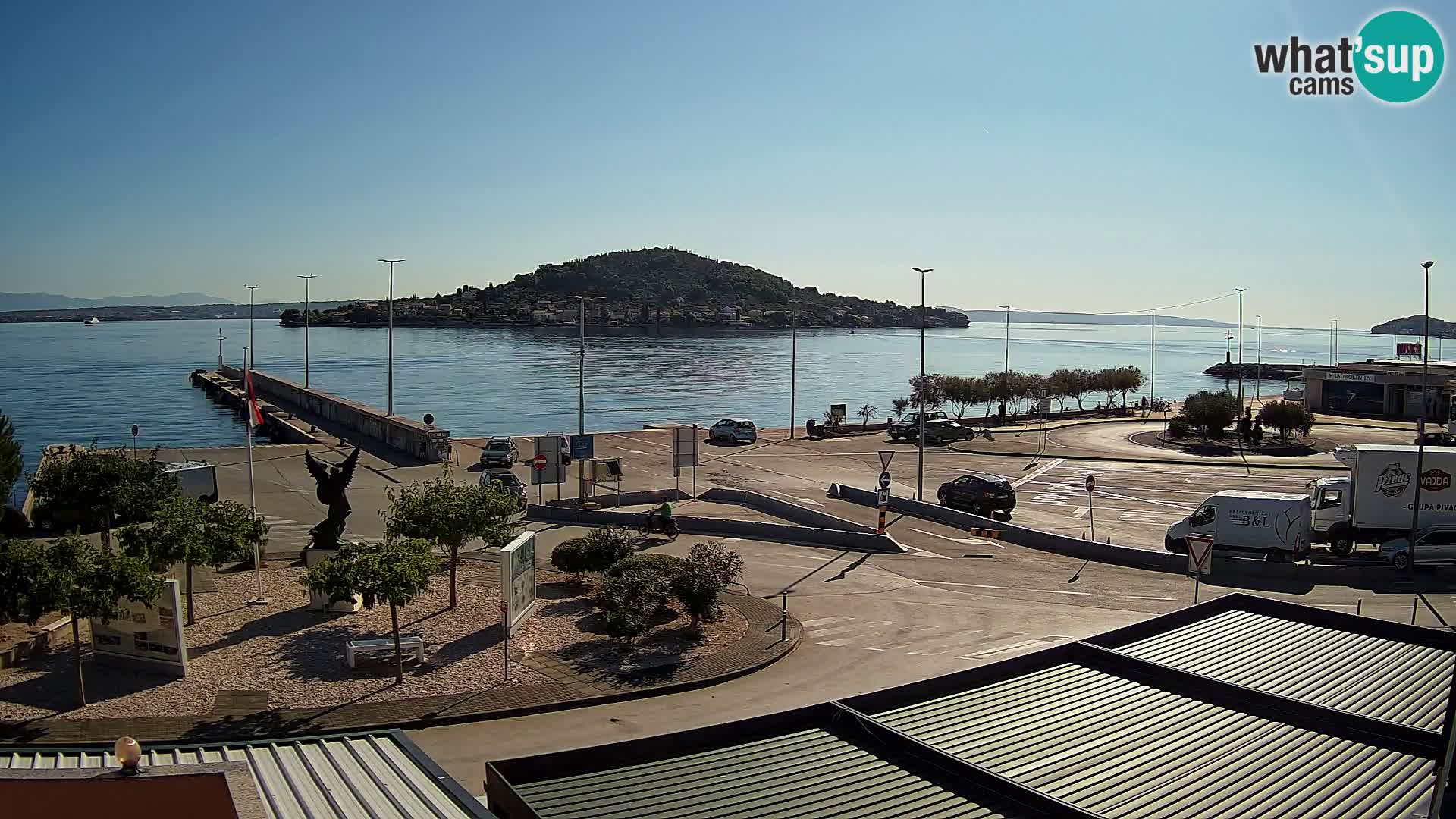 Spletna kamera Ugljan – trajekt Preko – Zadar