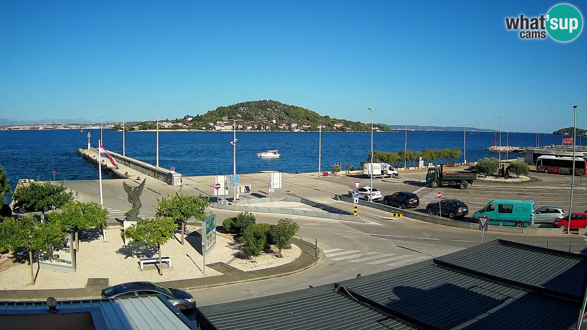 Webcam Ugljan – Preko Ferry to Zadar