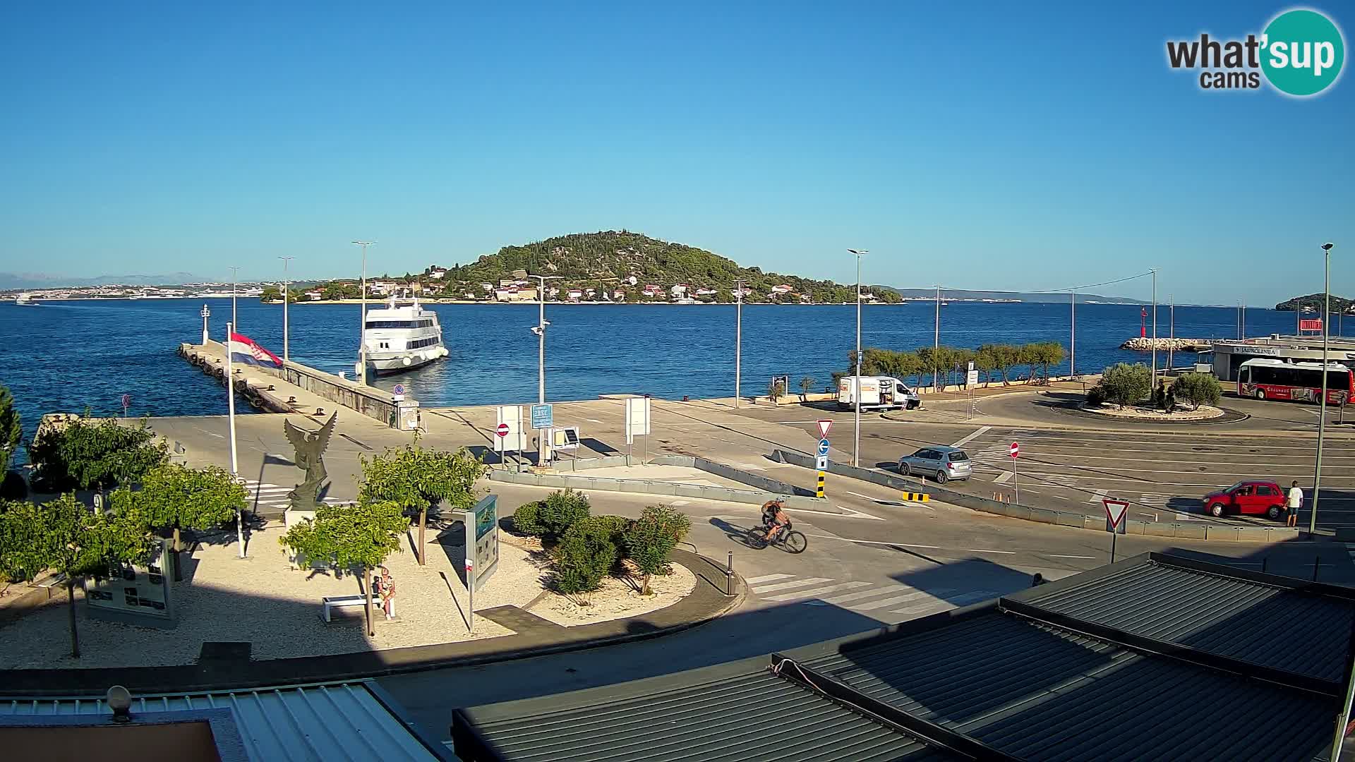 Webcam Ugliano – terminal traghetto da Preko a Zara