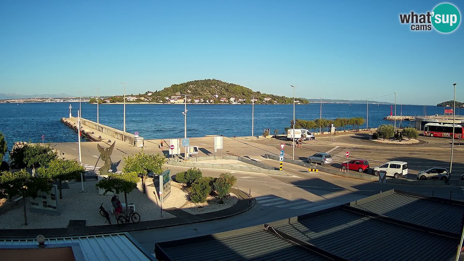 Webcam Ugljan – Preko Ferry to Zadar
