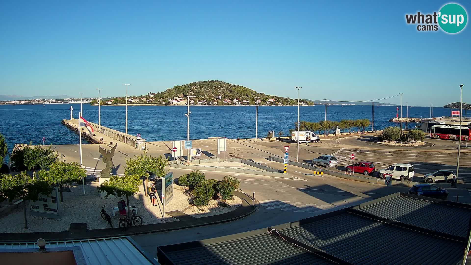 Webcam Ugljan – Preko Ferry to Zadar
