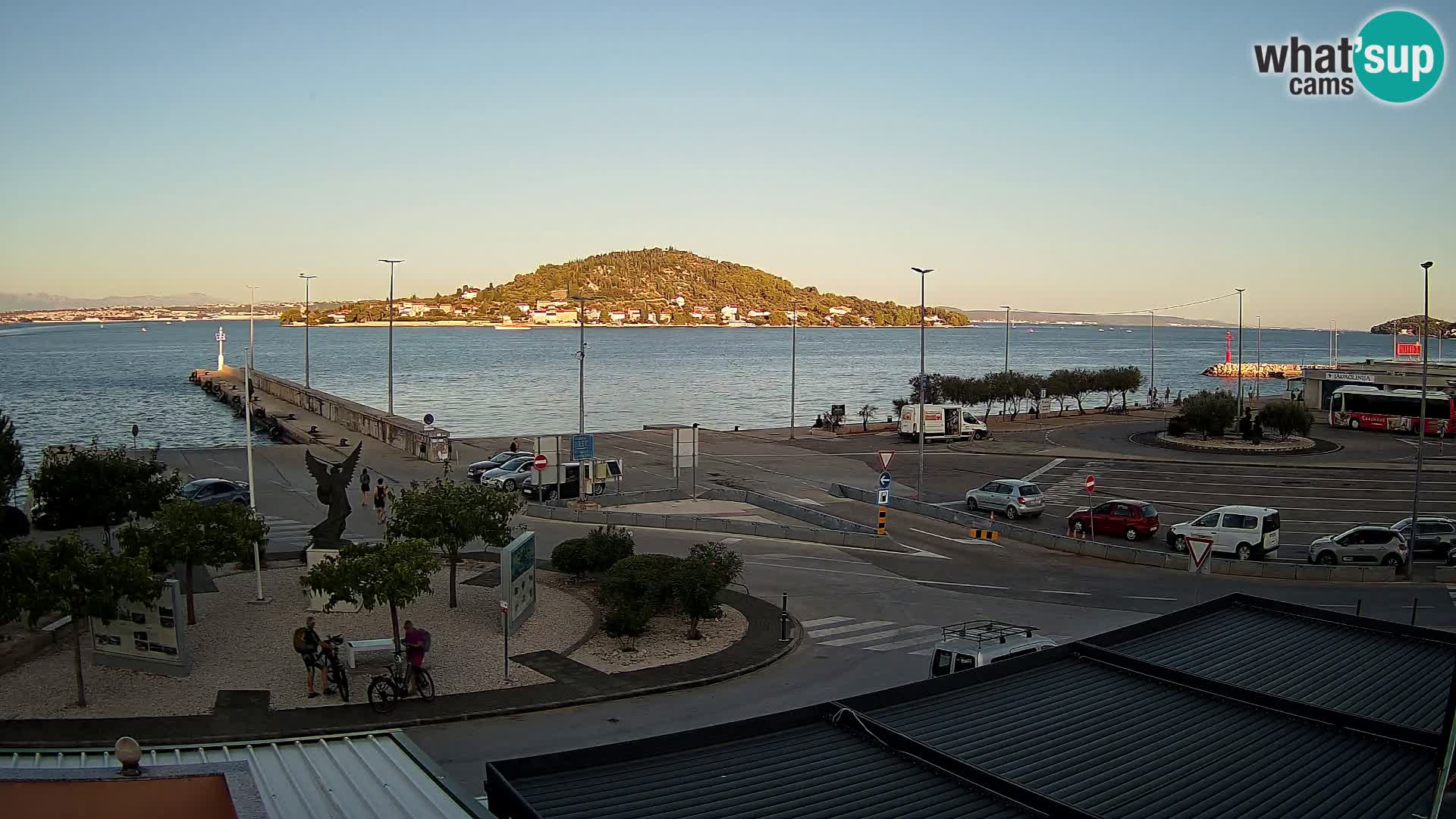 Webcam Ugliano – terminal traghetto da Preko a Zara