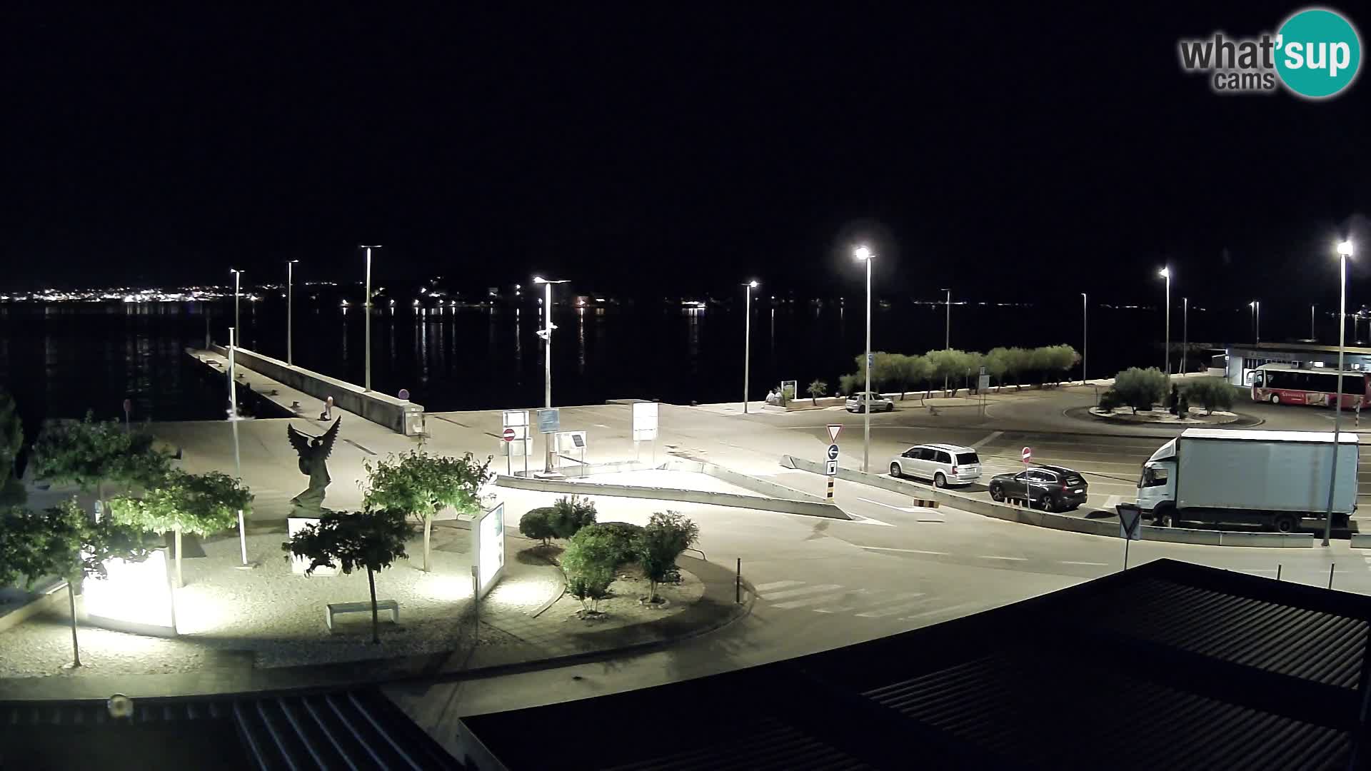 Spletna kamera Ugljan – trajekt Preko – Zadar