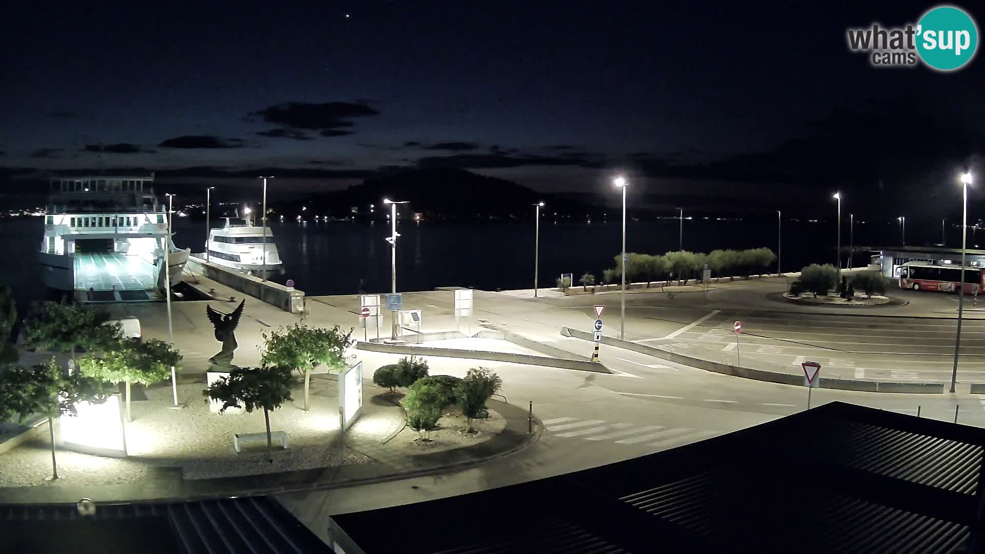 Webcam Ugliano – terminal traghetto da Preko a Zara