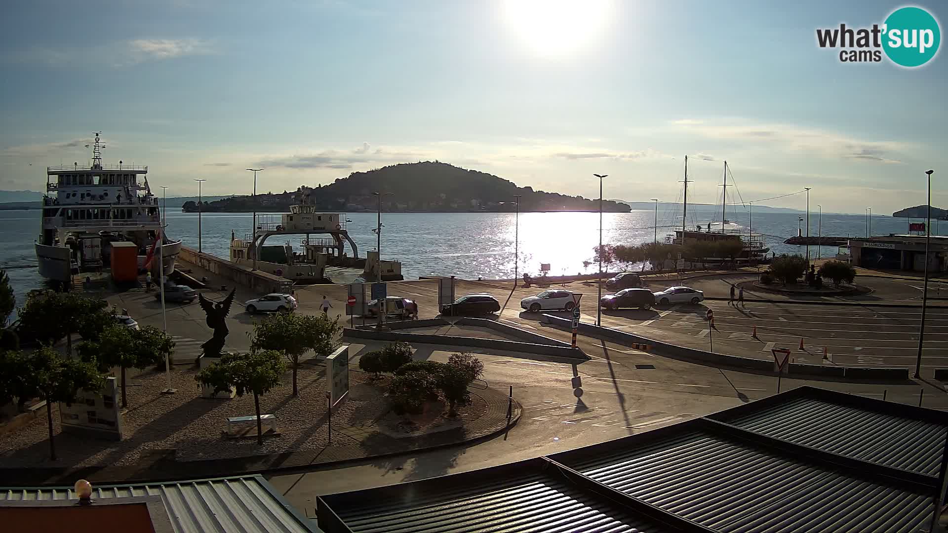 Webcam Ugliano – terminal traghetto da Preko a Zara