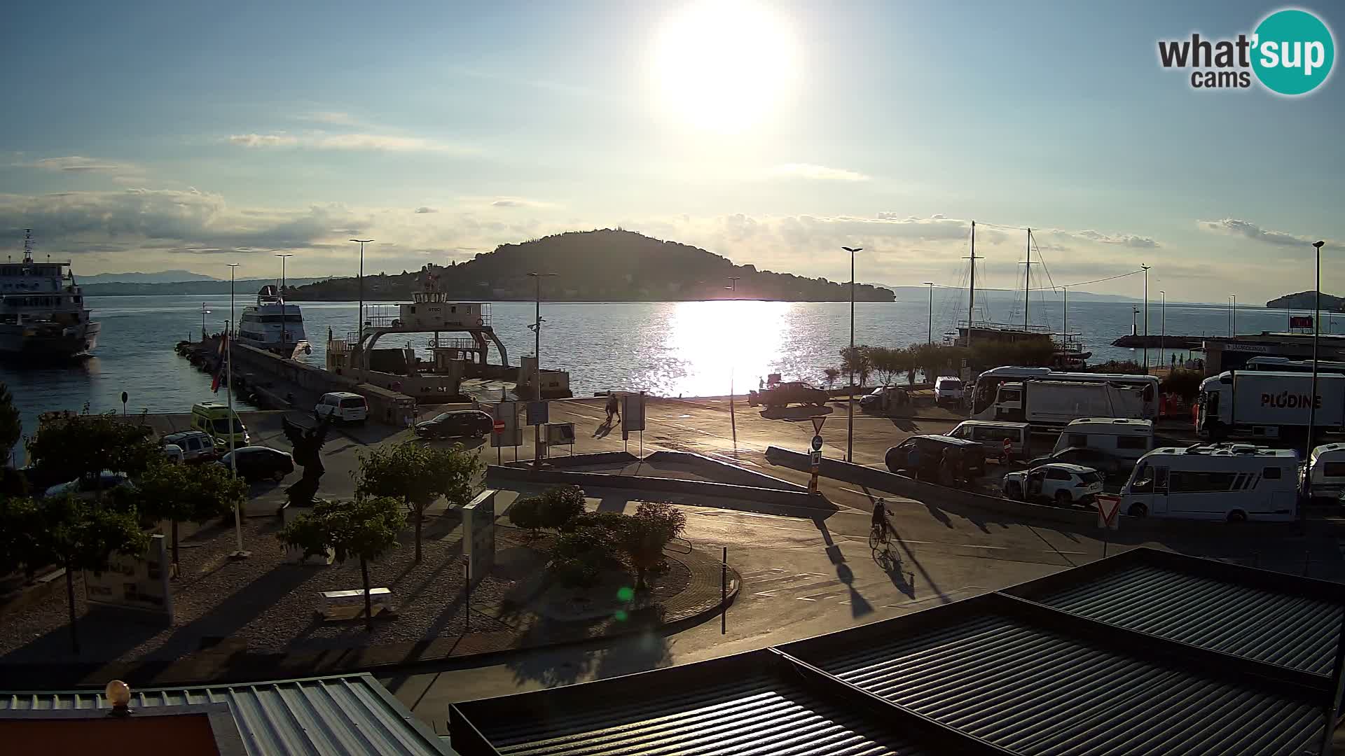 Webcam Ugliano – terminal traghetto da Preko a Zara