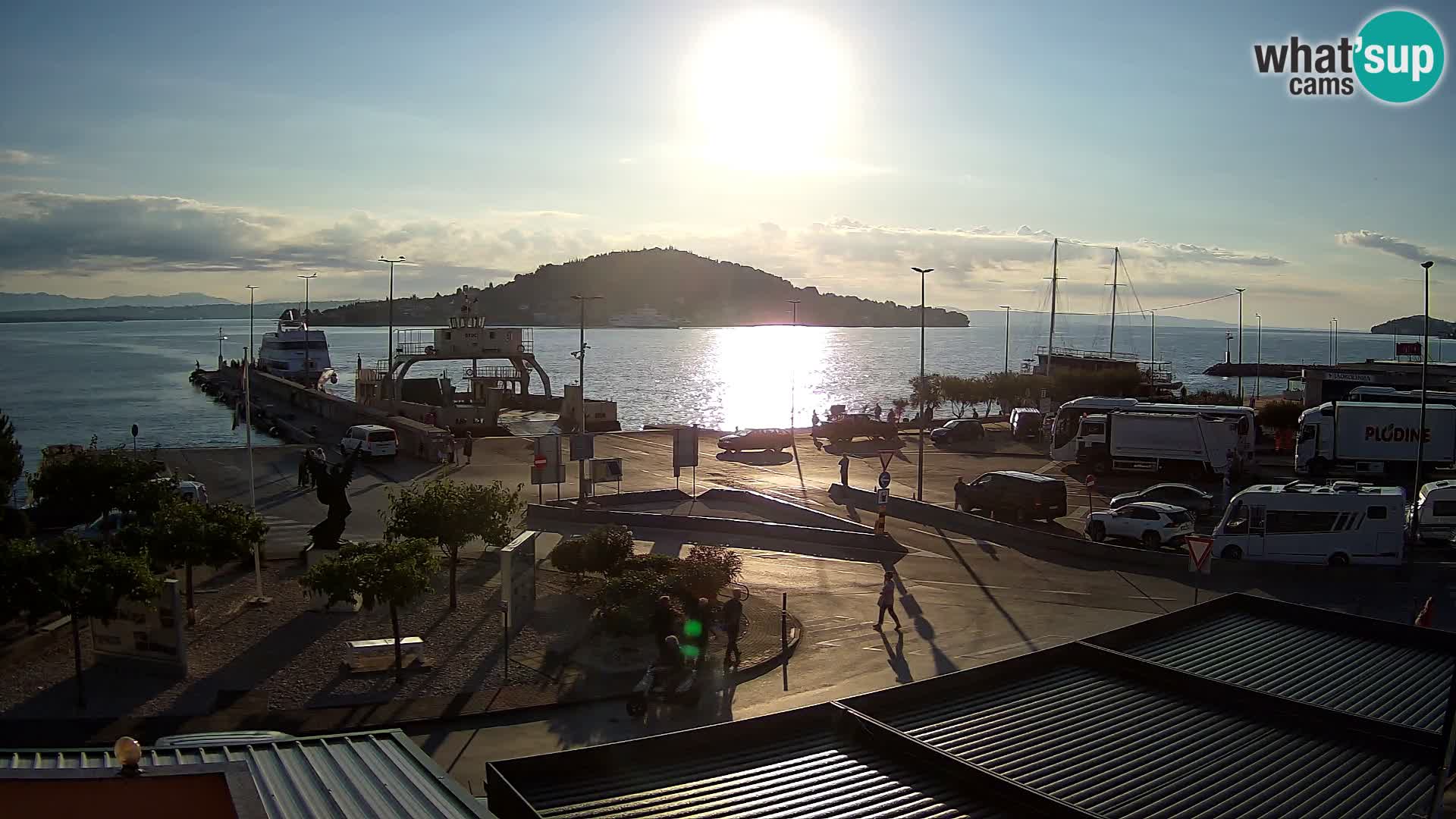 Webcam Ugliano – terminal traghetto da Preko a Zara