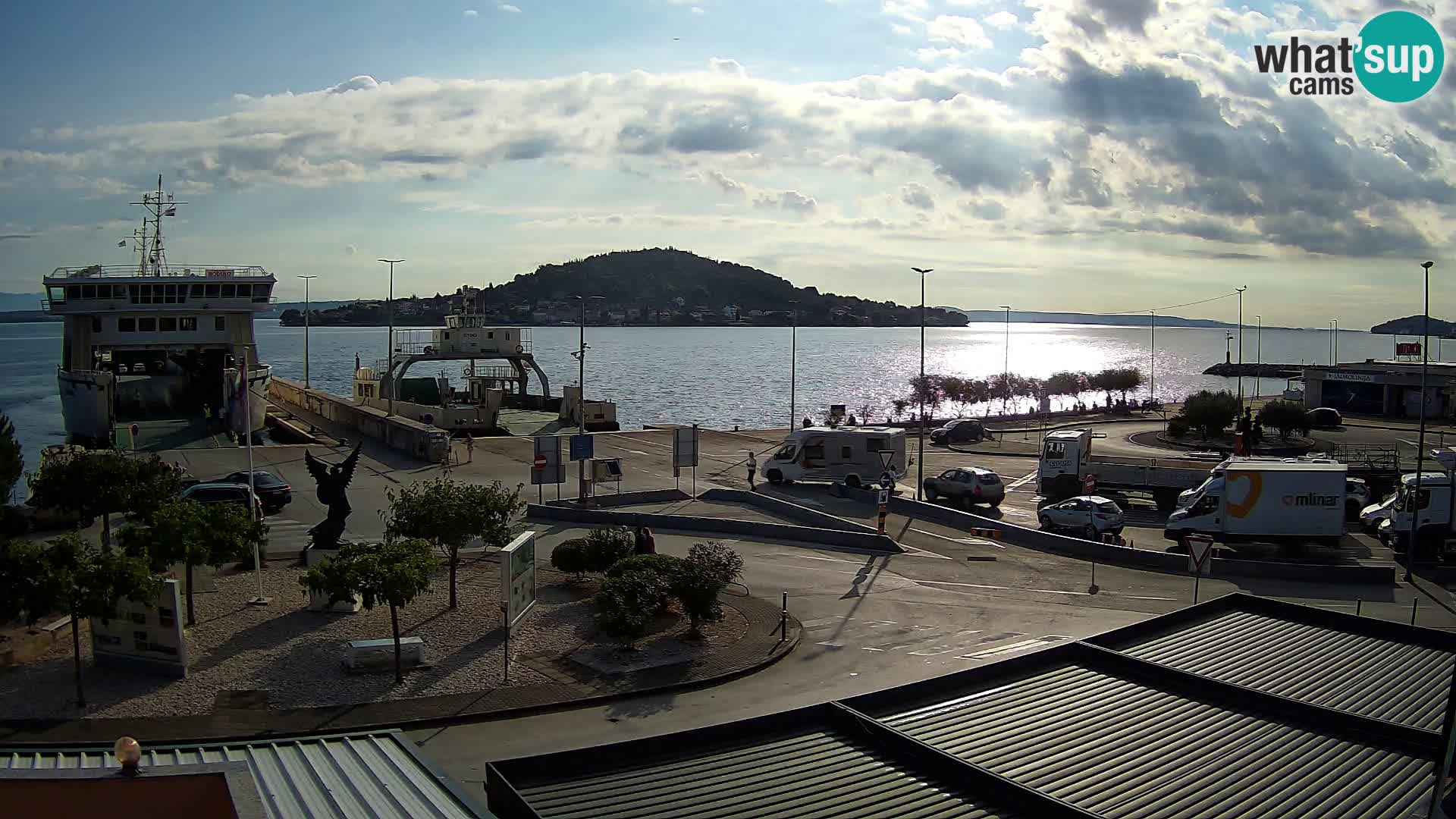 Webcam Ugliano – terminal traghetto da Preko a Zara