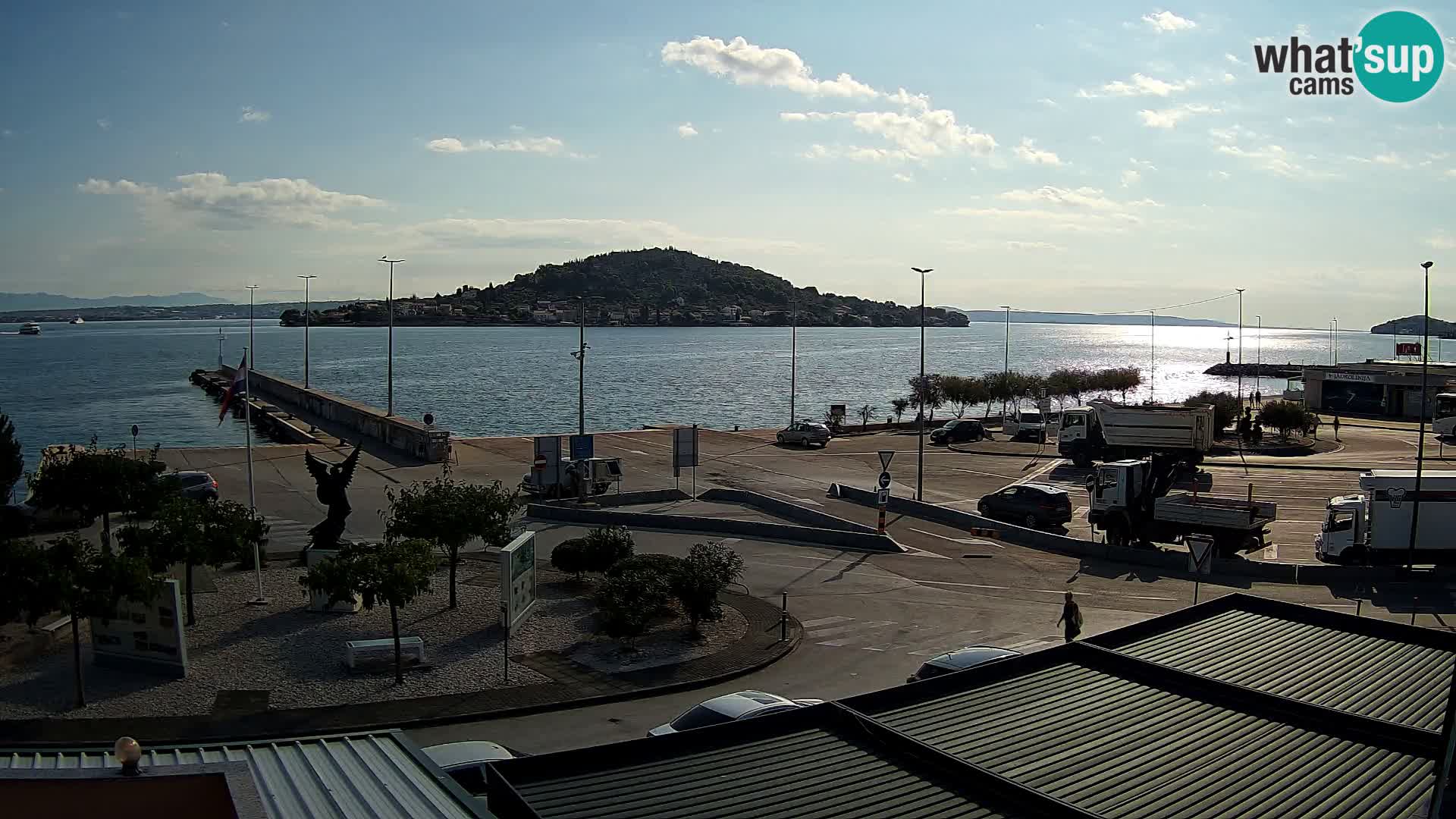 Webcam Ugliano – terminal traghetto da Preko a Zara