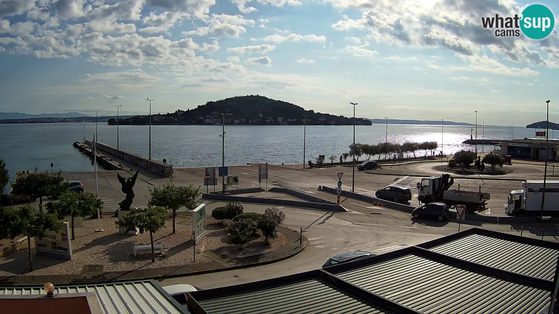 Webcam Ugliano – terminal traghetto da Preko a Zara