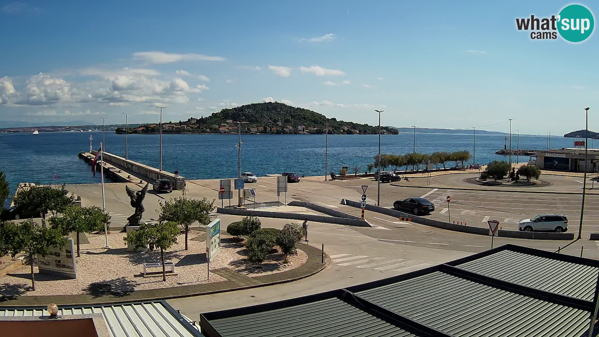 Webcam Ugljan – Preko Ferry to Zadar