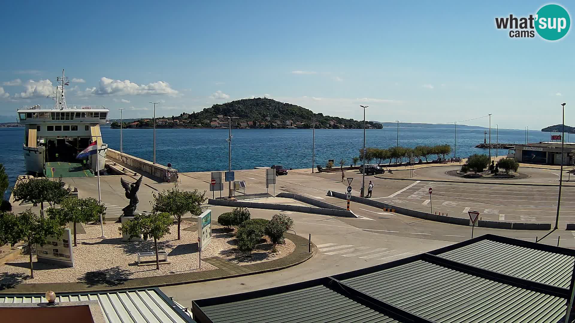 Webcam Ugliano – terminal traghetto da Preko a Zara