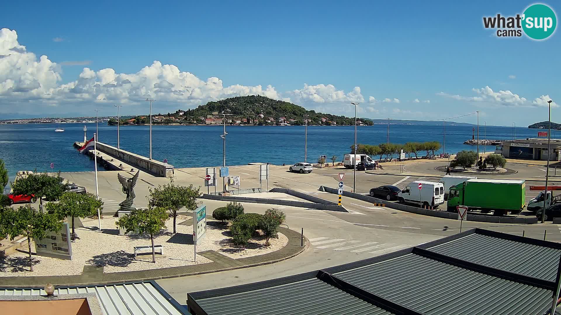 Webcam Ugliano – terminal traghetto da Preko a Zara