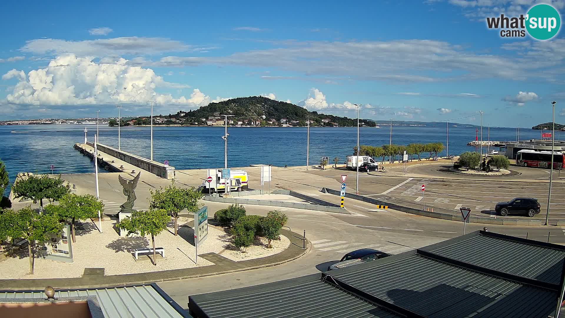Webcam Ugliano – terminal traghetto da Preko a Zara