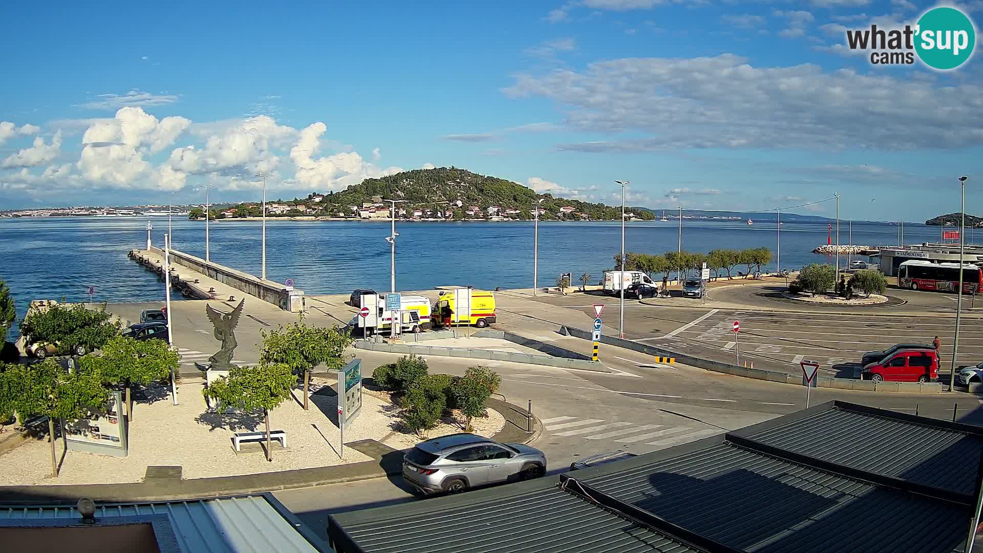 Webcam Ugliano – terminal traghetto da Preko a Zara