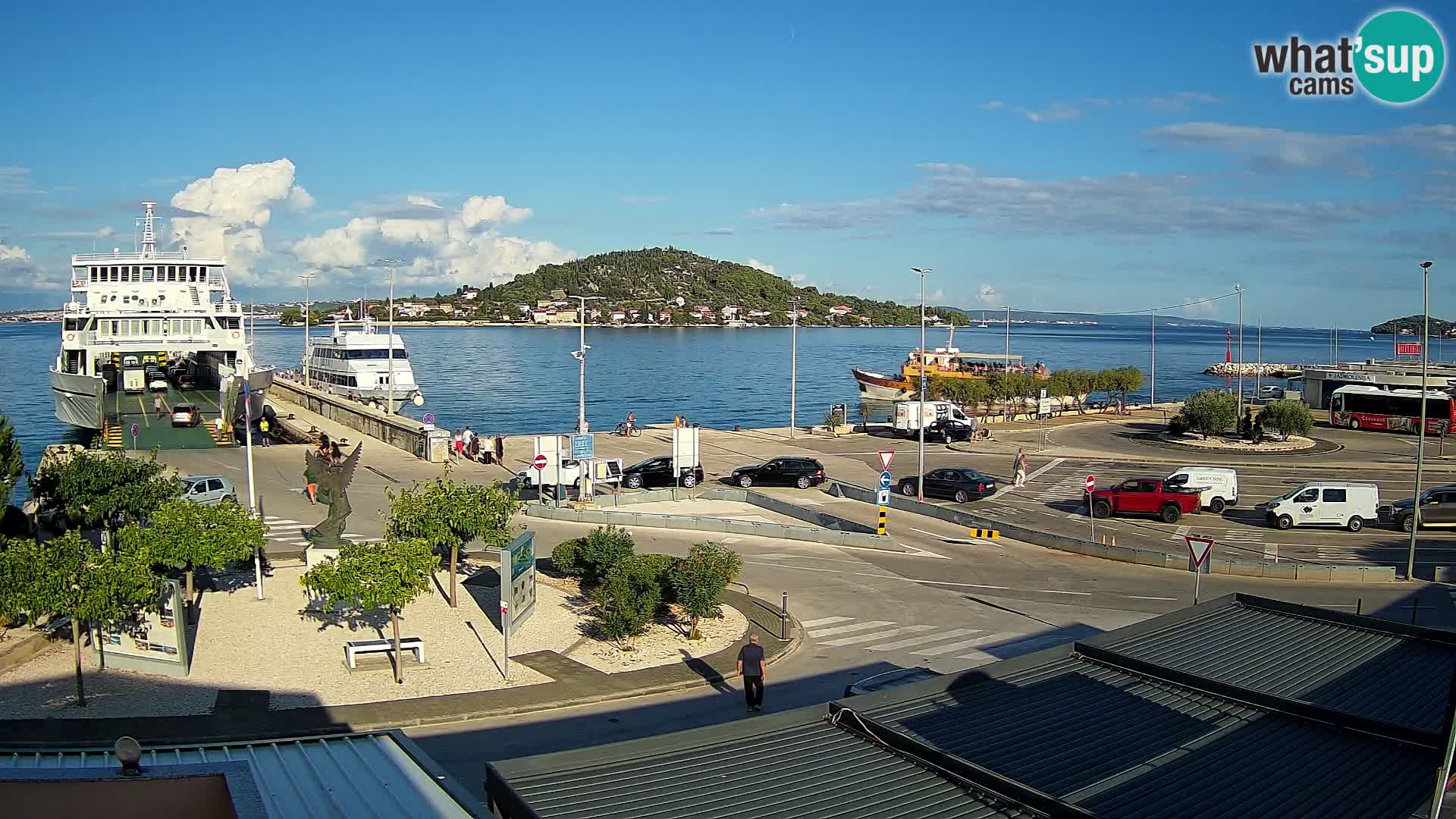 Webcam Ugljan – Preko Ferry to Zadar