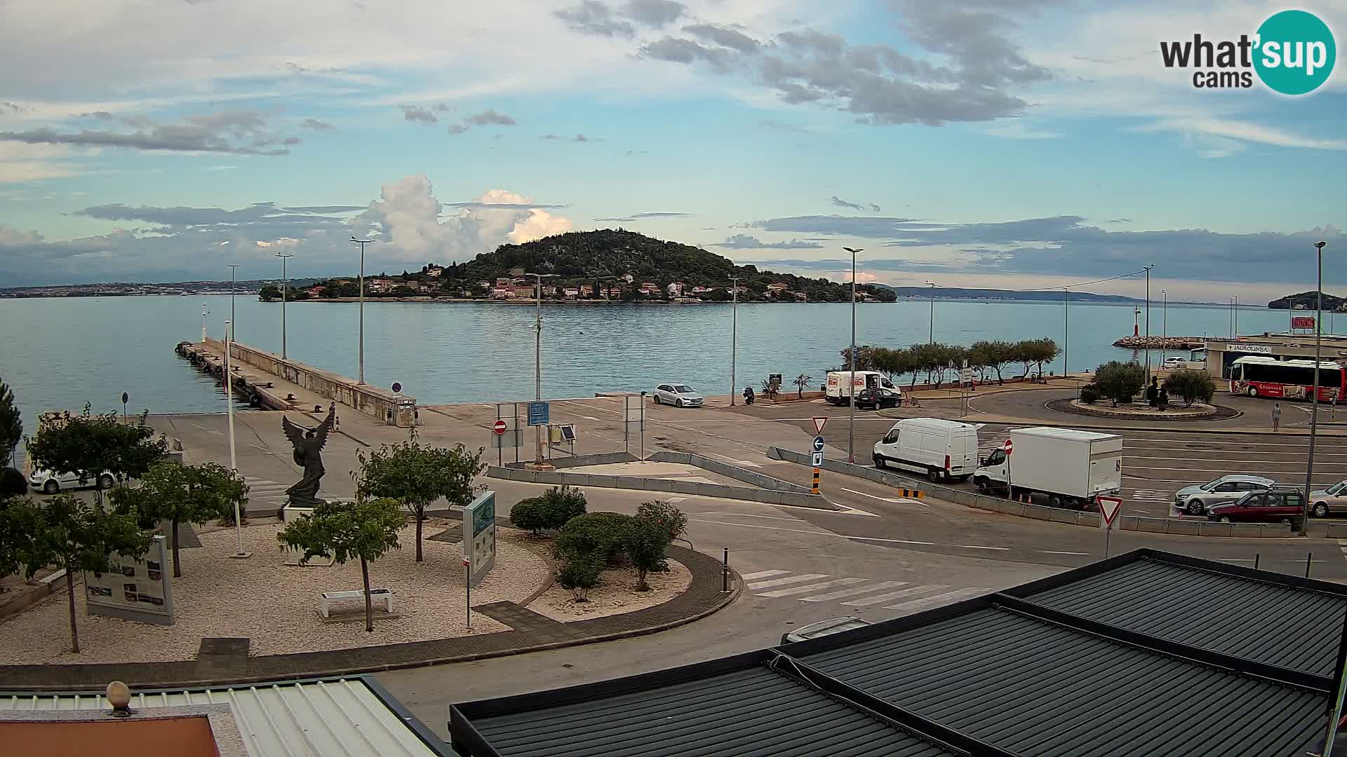Spletna kamera Ugljan – trajekt Preko – Zadar