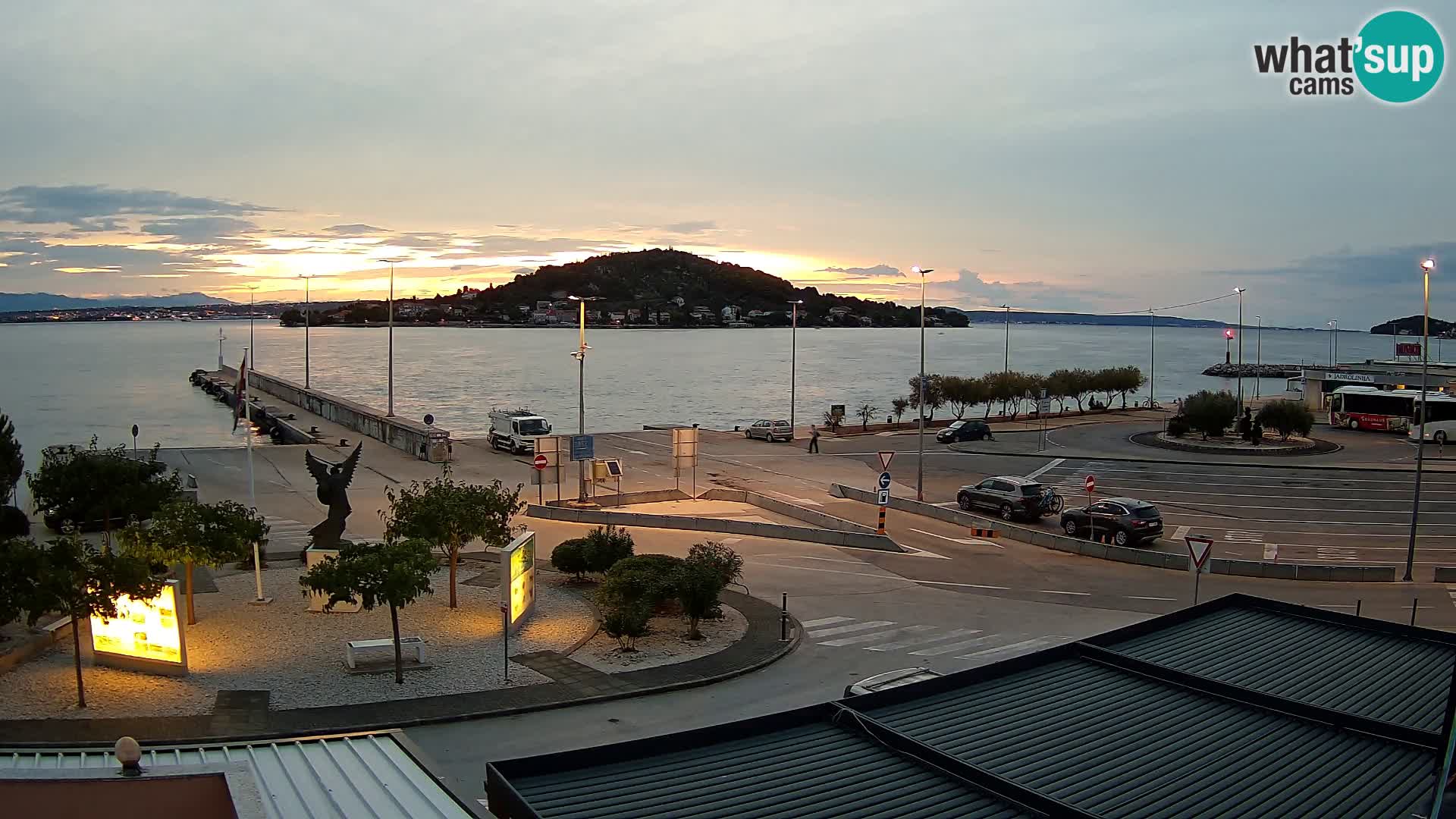 Webcam Ugljan – Preko Ferry to Zadar