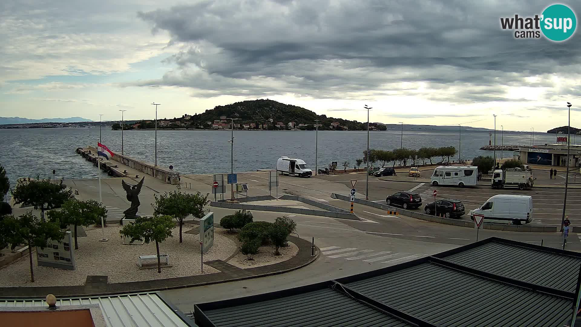 Spletna kamera Ugljan – trajekt Preko – Zadar