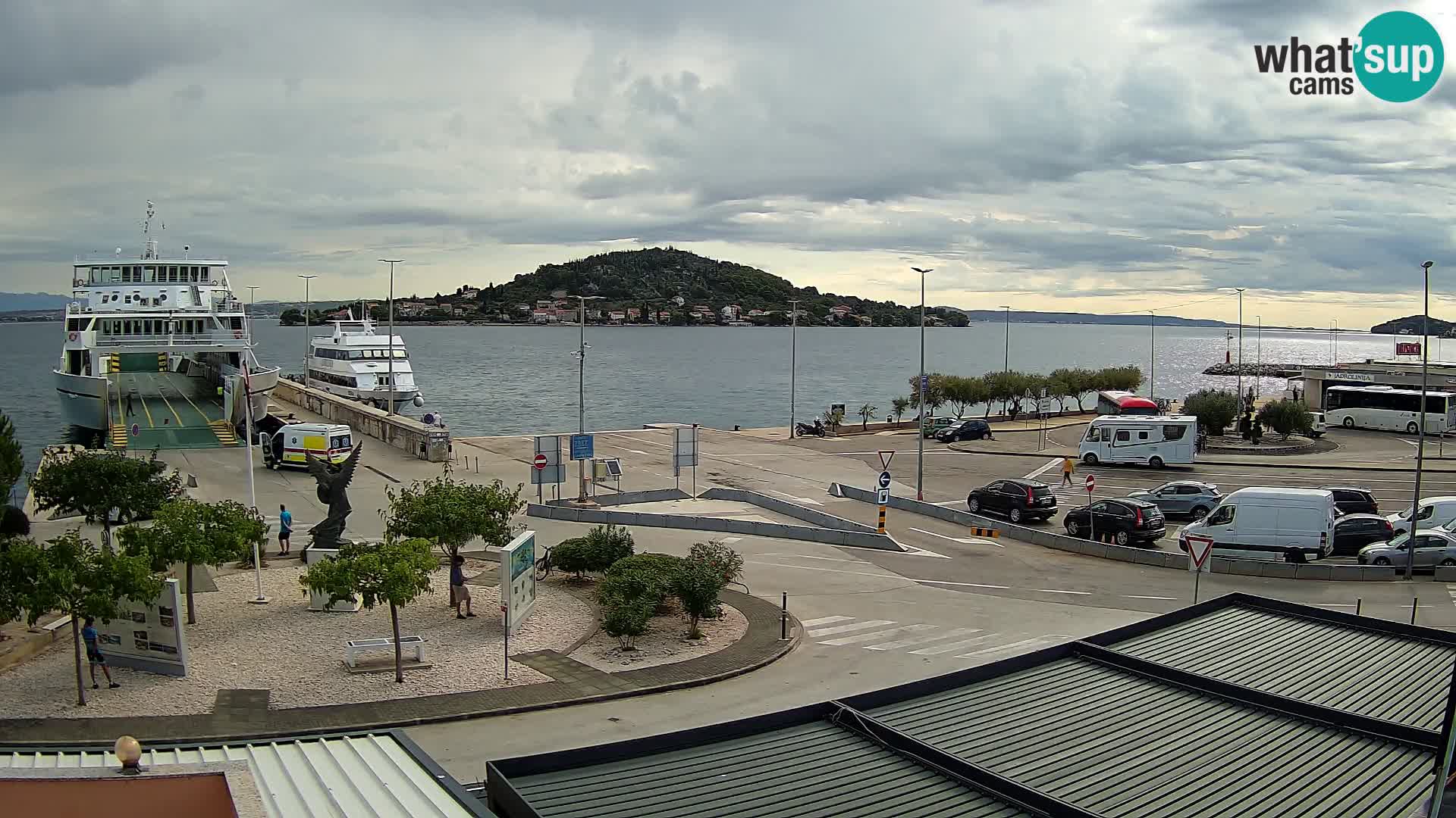 Webcam Ugljan – Preko Ferry to Zadar