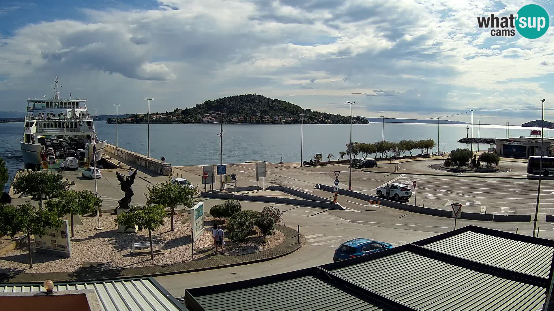 Webcam Ugljan – Preko Ferry to Zadar