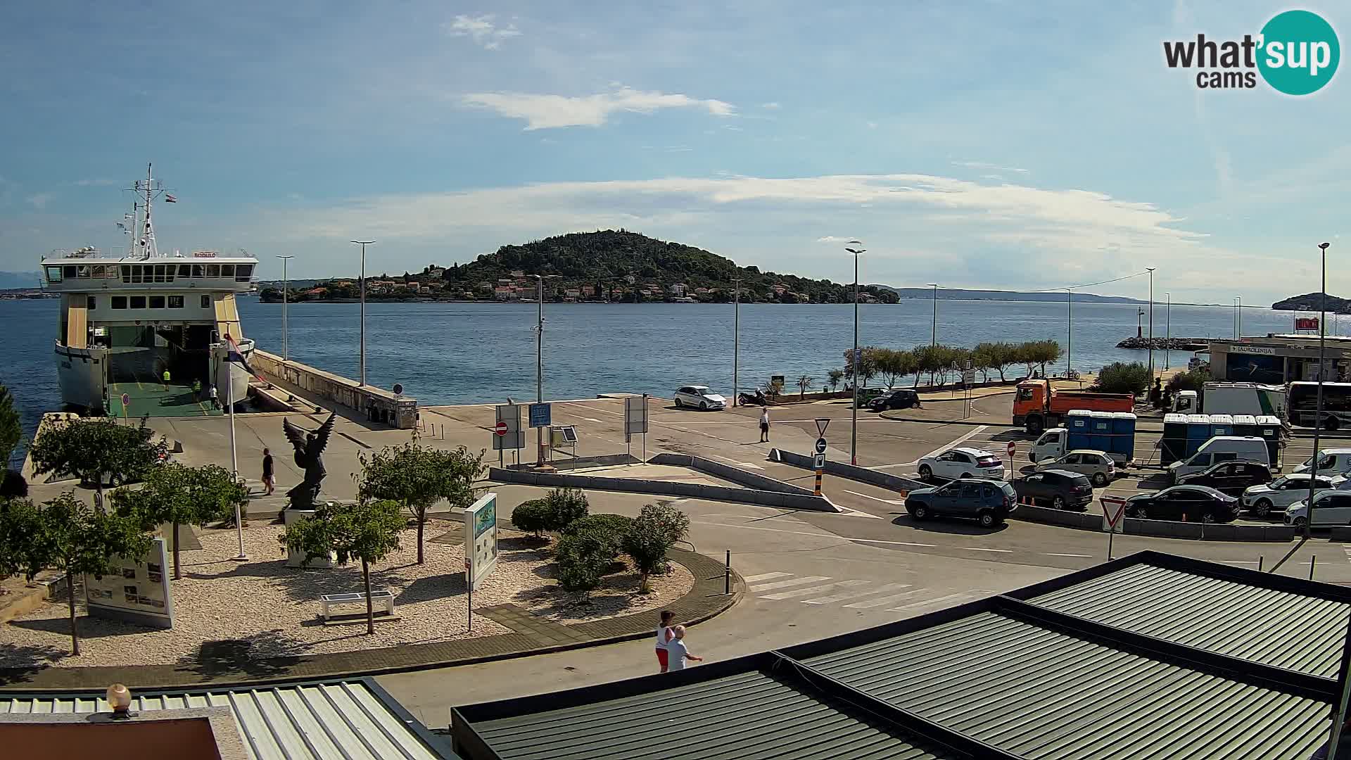Webcam Ugljan – Preko Ferry to Zadar