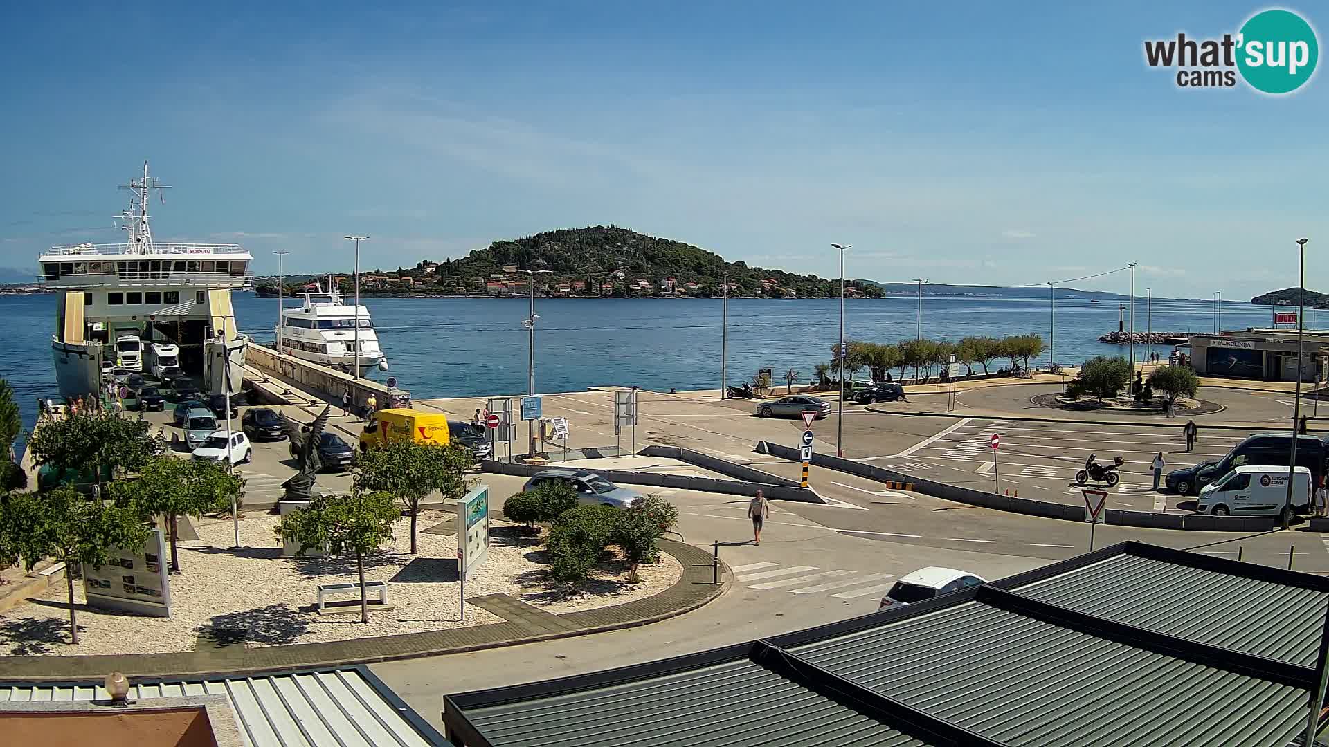 Webcam Ugljan – Preko Ferry to Zadar