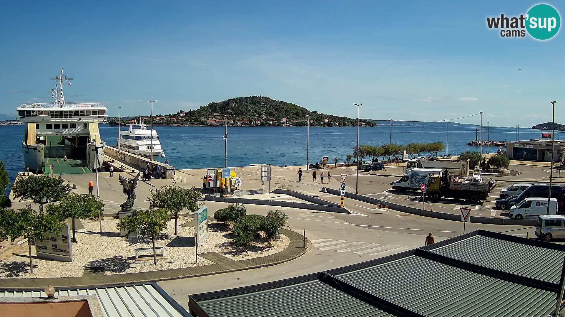 Webcam Ugljan – Preko Ferry to Zadar