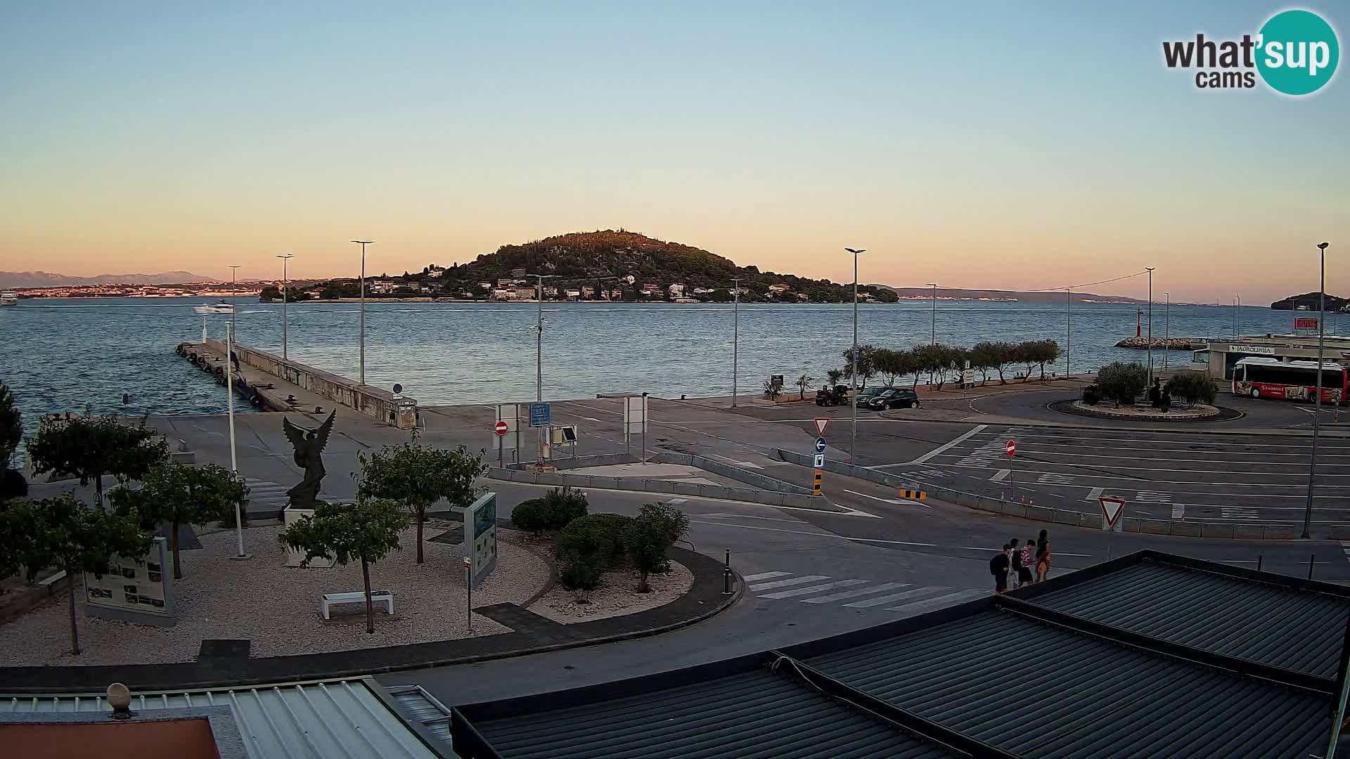 Webcam Ugliano – terminal traghetto da Preko a Zara