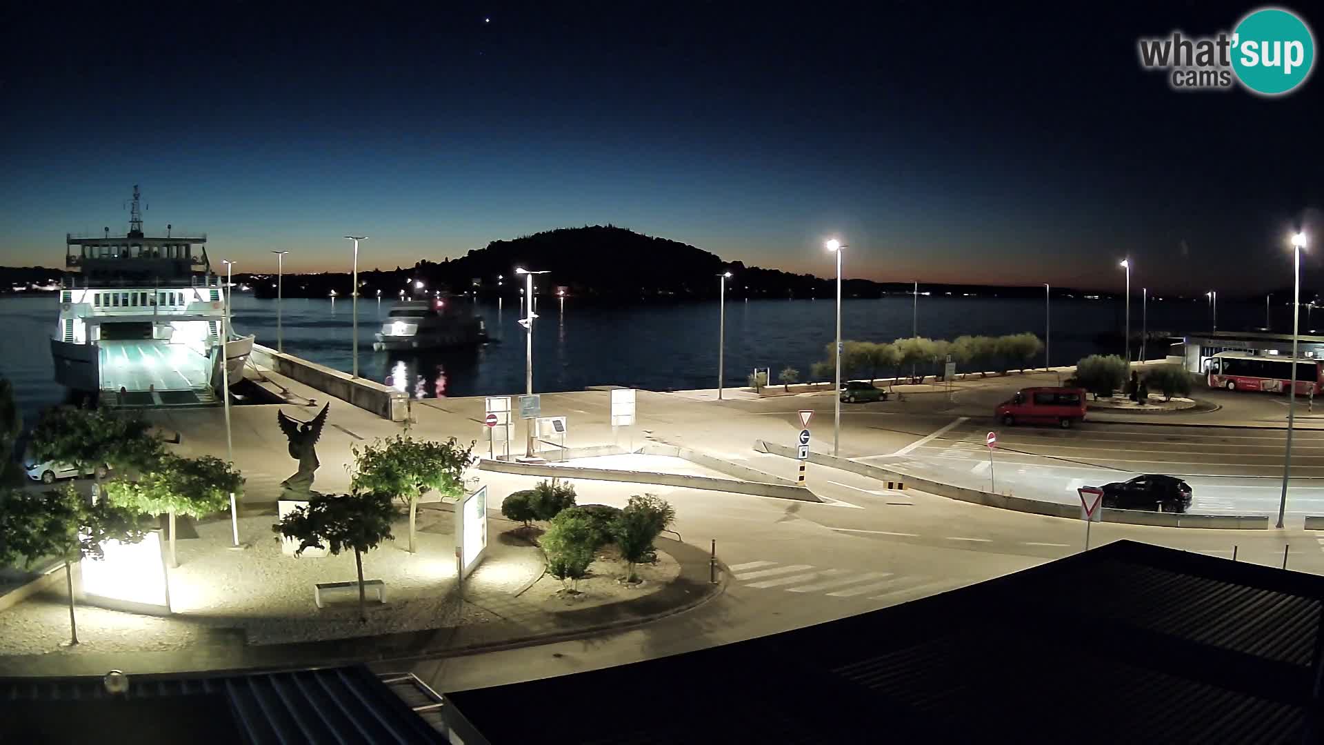Webcam Ugliano – terminal traghetto da Preko a Zara