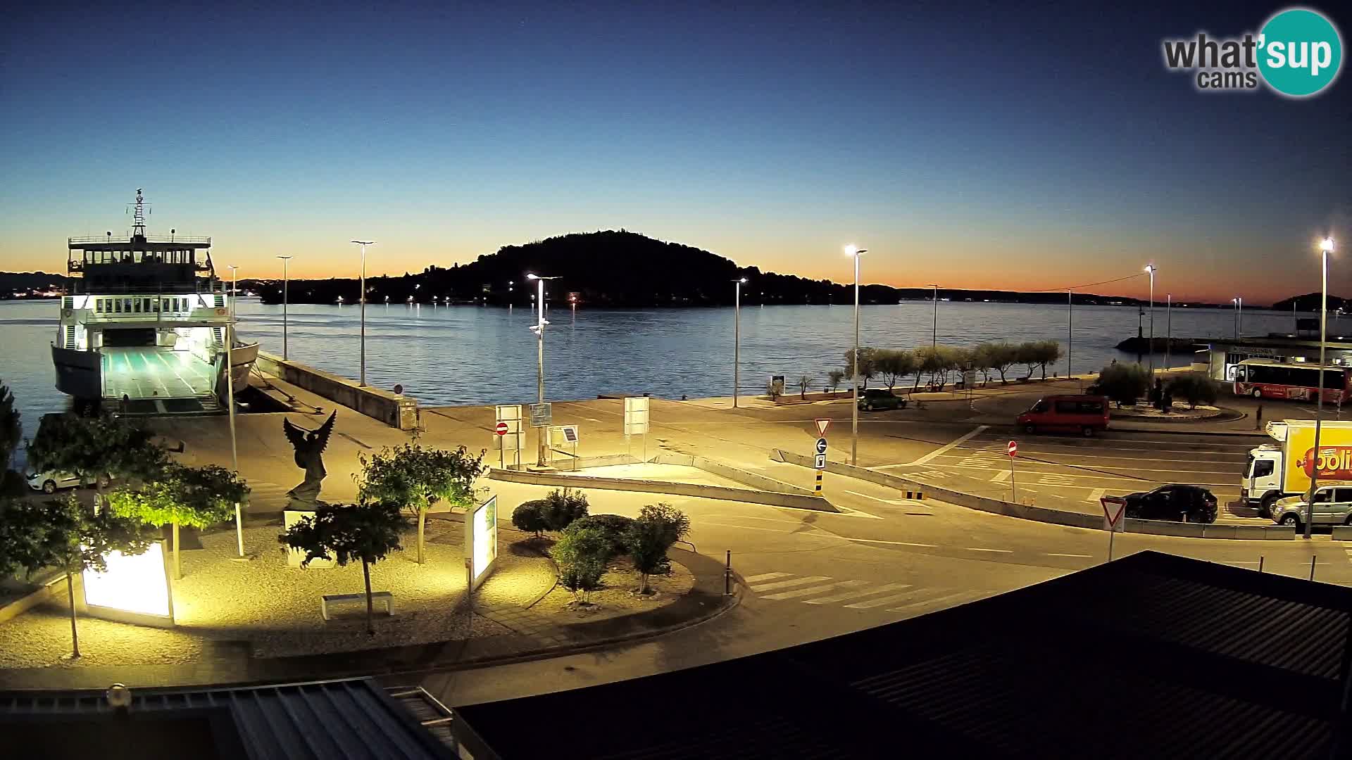 Spletna kamera Ugljan – trajekt Preko – Zadar