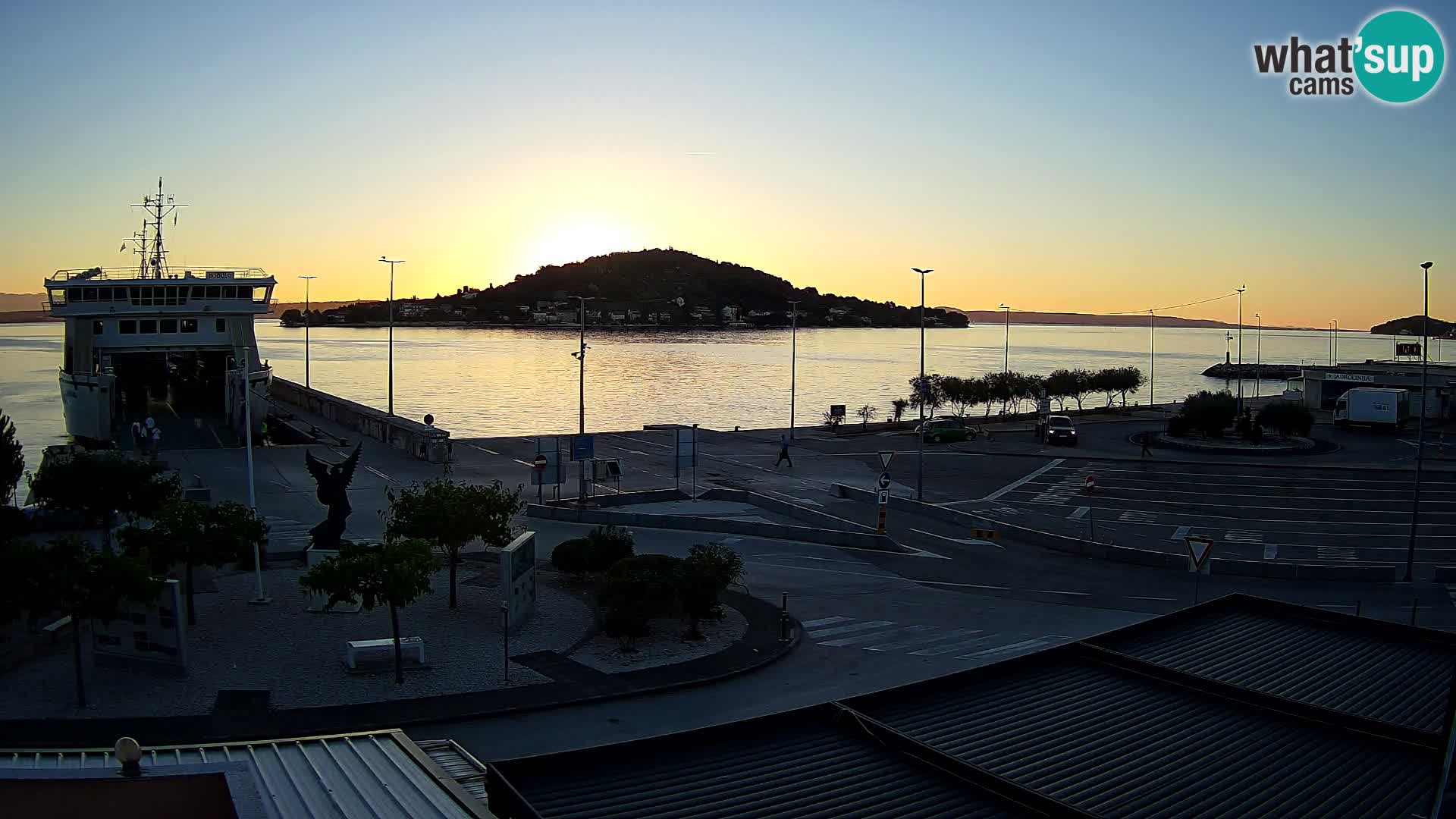 Webcam Ugliano – terminal traghetto da Preko a Zara
