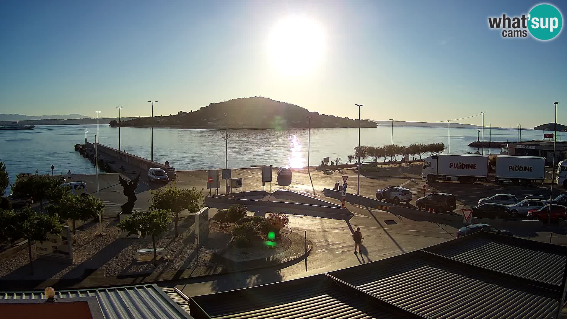 Webcam Ugliano – terminal traghetto da Preko a Zara