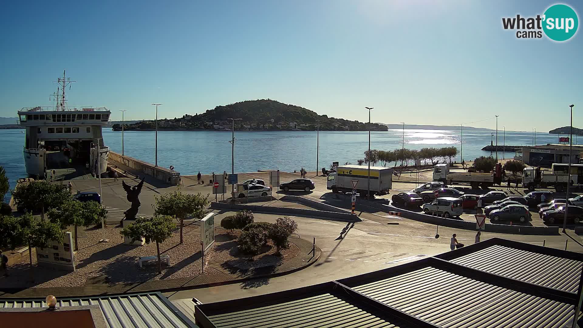 Webcam Ugljan – Preko Ferry to Zadar