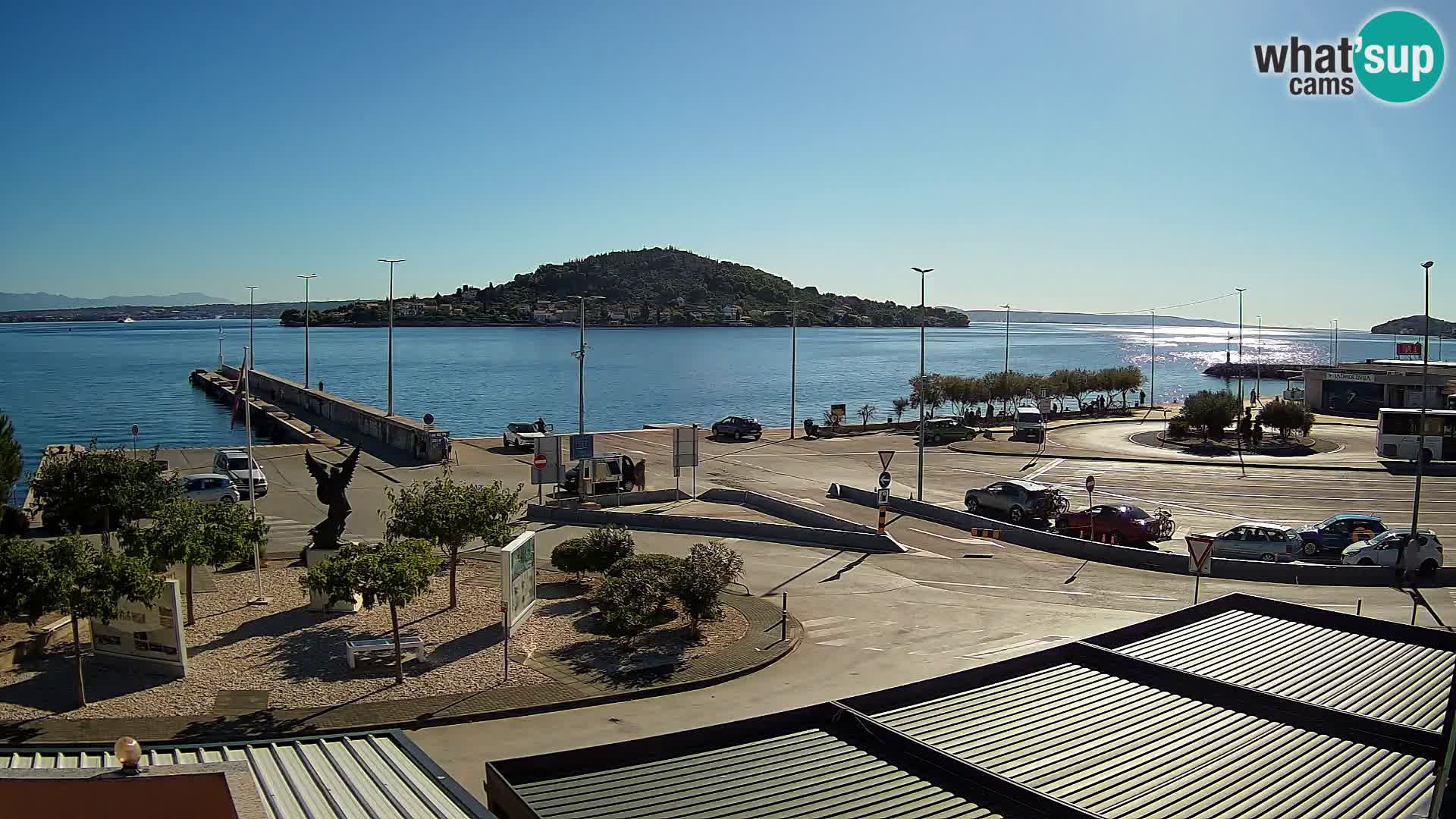 Webcam Ugliano – terminal traghetto da Preko a Zara