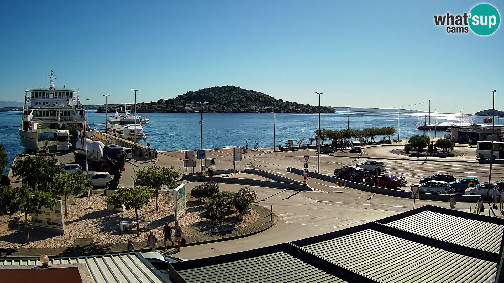 Webcam Ugljan – Preko Ferry to Zadar