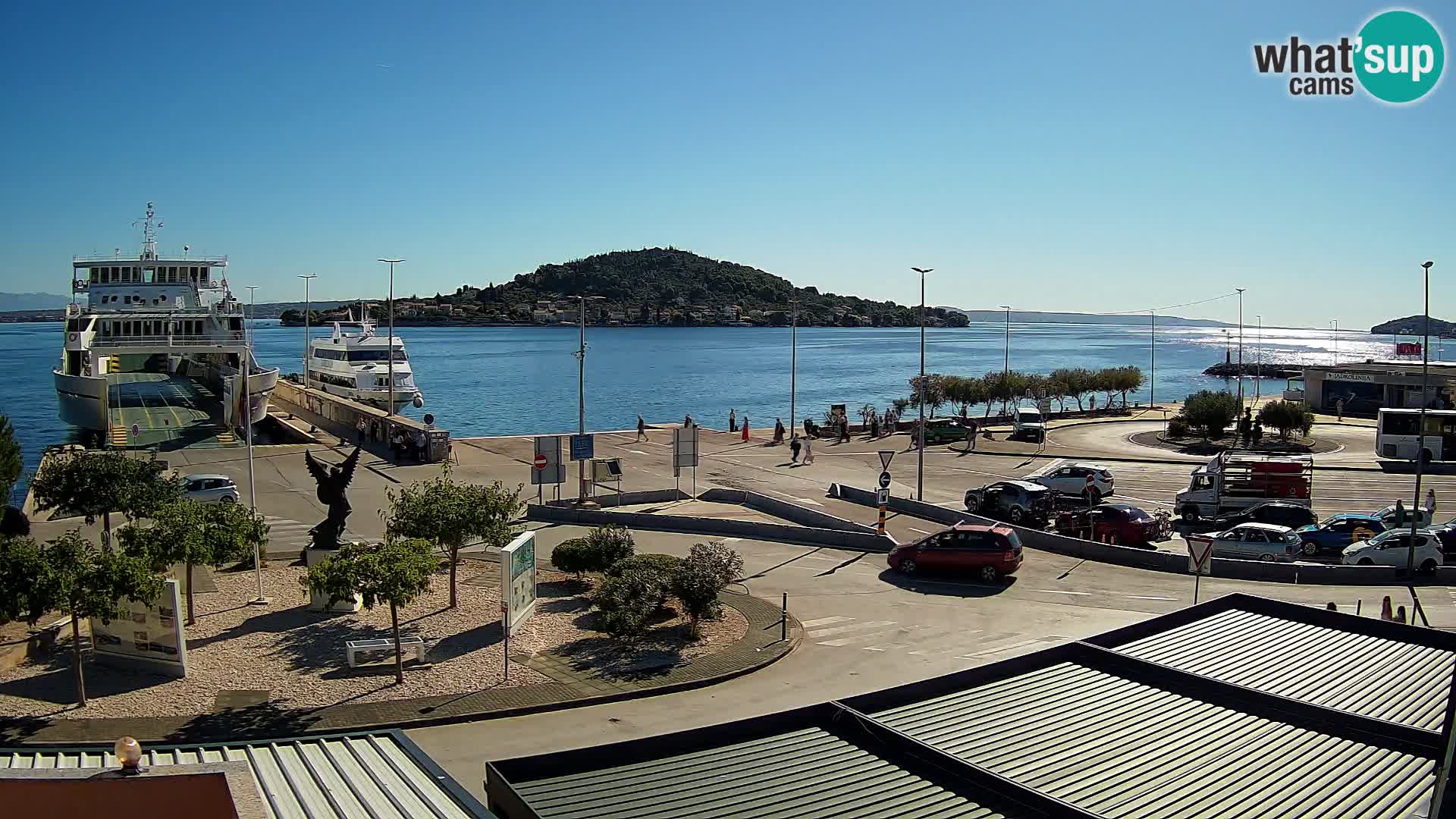 Webcam Ugljan – Preko Ferry to Zadar
