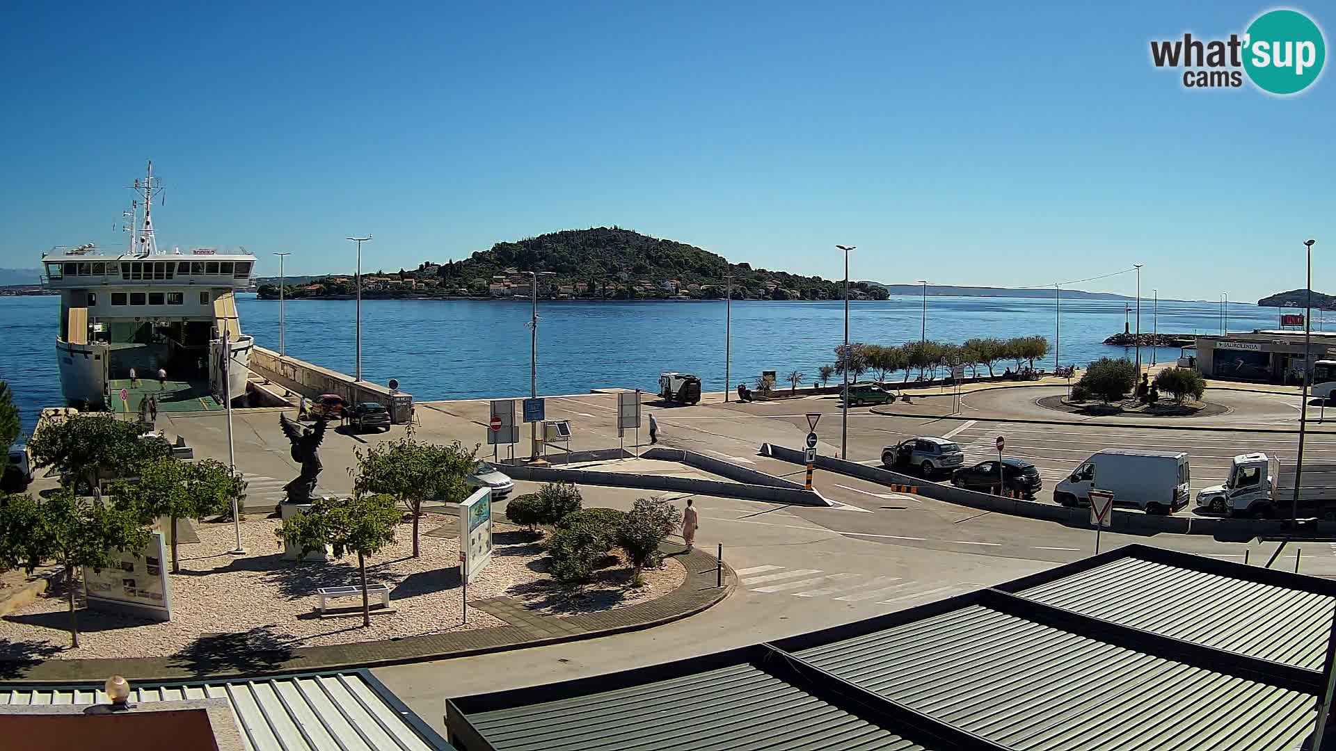 Webcam Ugljan – Preko Ferry to Zadar