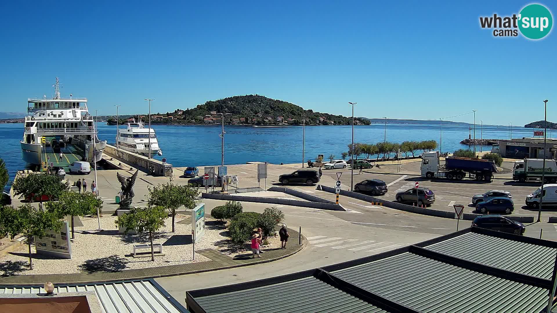 Webcam Ugliano – terminal traghetto da Preko a Zara
