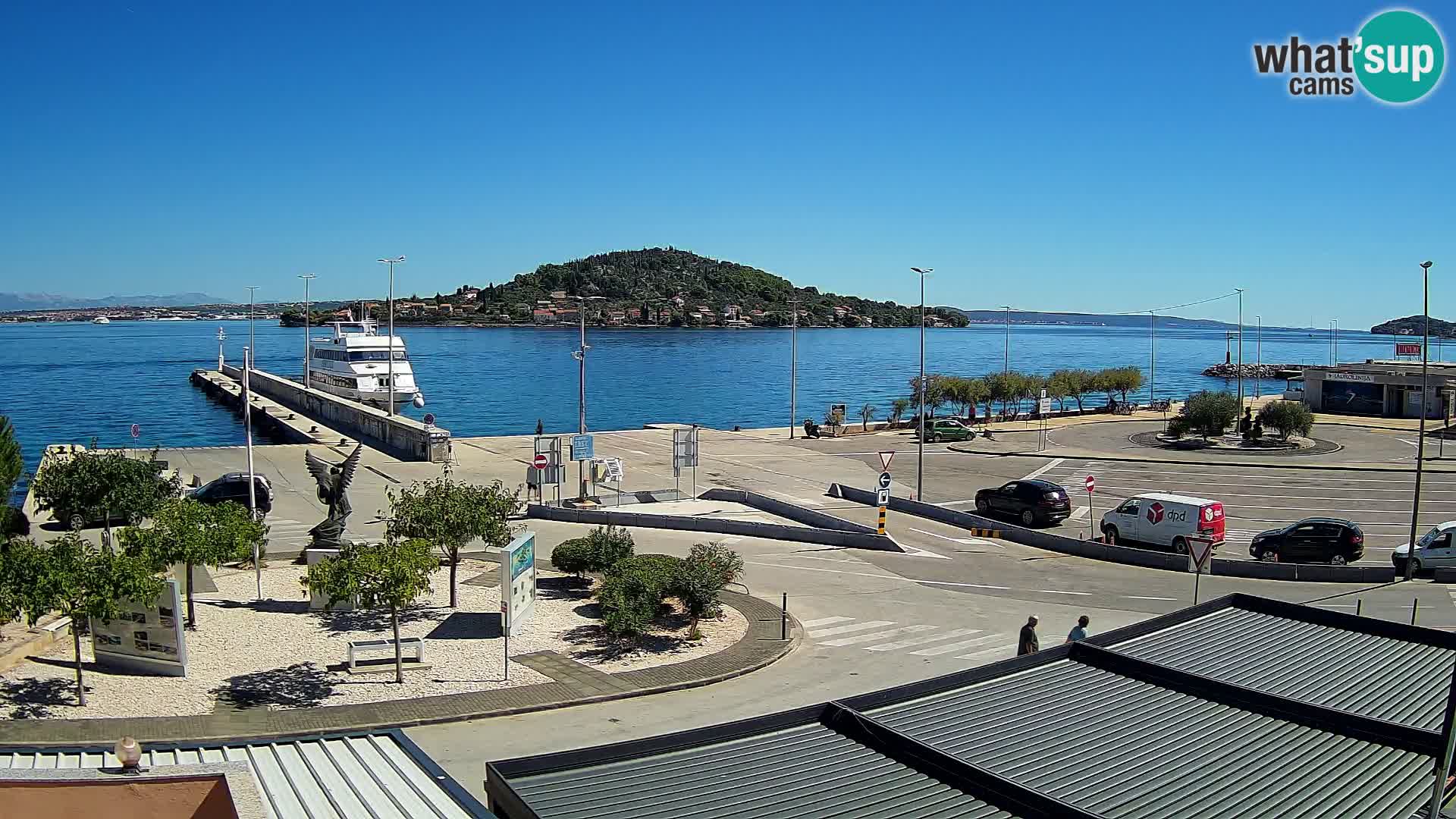 Web kamera Ugljan – Preko trajekt za Zadar