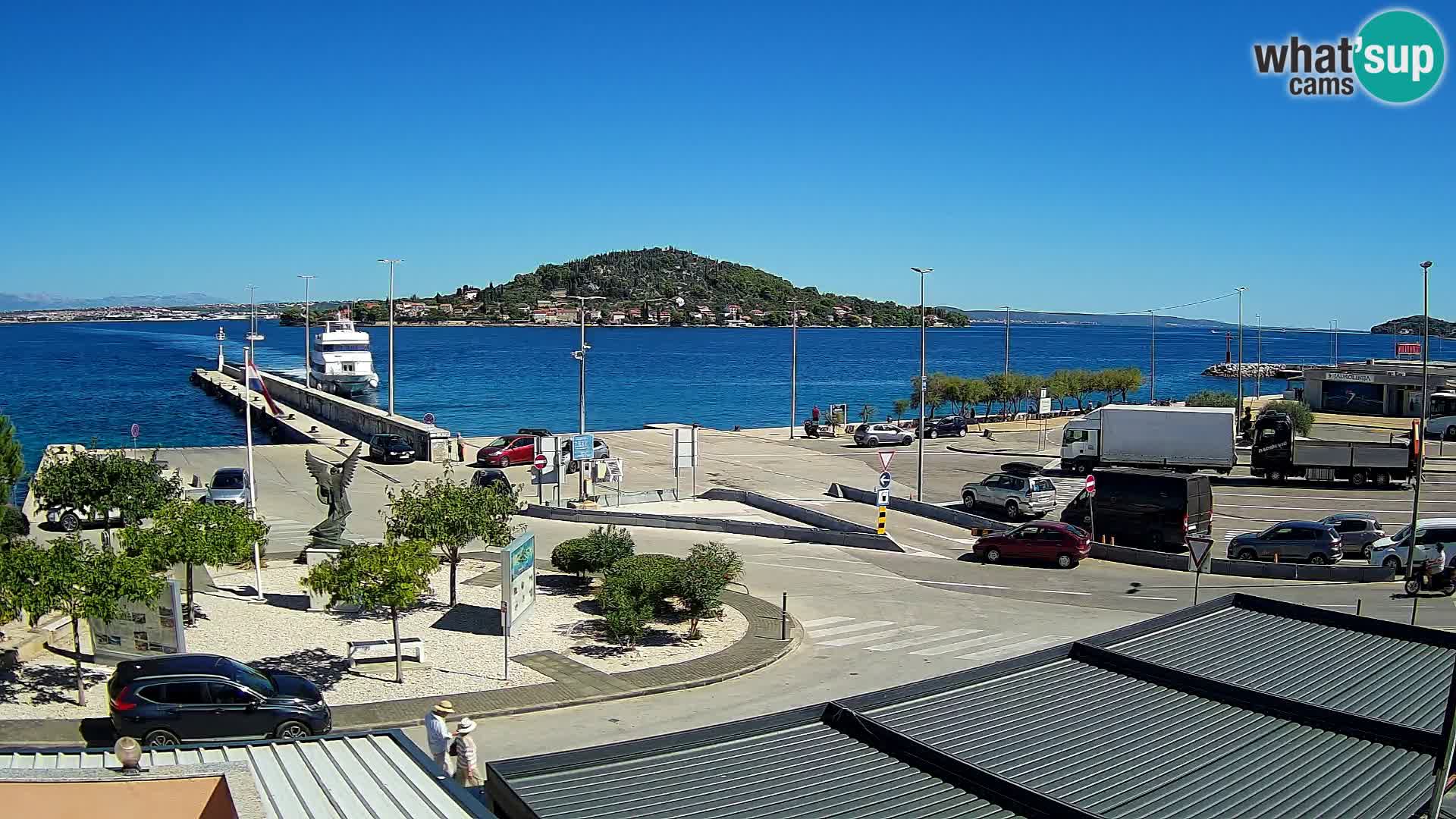 Webcam Ugljan – Preko Ferry to Zadar