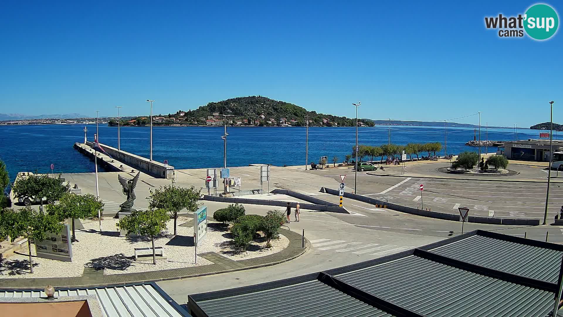 Web kamera Ugljan – Preko trajekt za Zadar